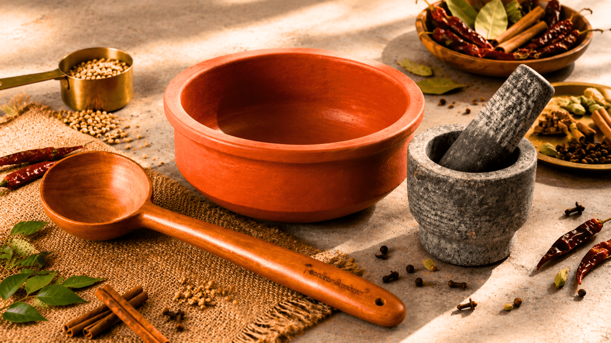 Handcrafted Indian Kitchenware for Modern Kitchens - Twin Palmyra