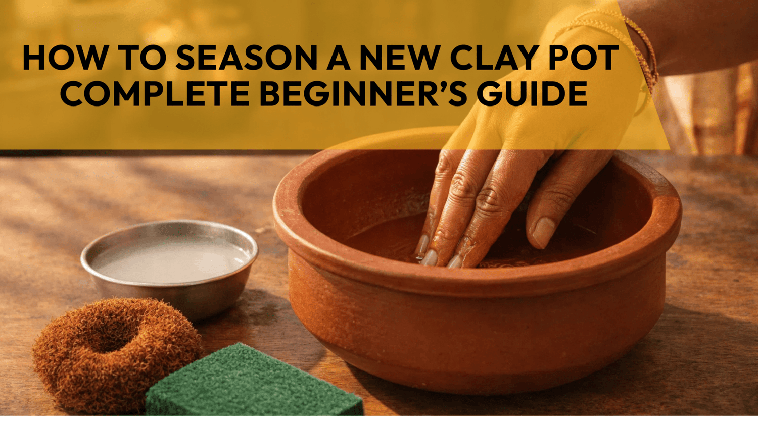 How to Season a New Clay Pot – Complete Beginner’s Guide - Twin Palmyra