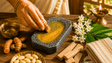How to Use a Rubbing Stone (Manjal Kal) — Traditional Indian Stone Grinding Guide