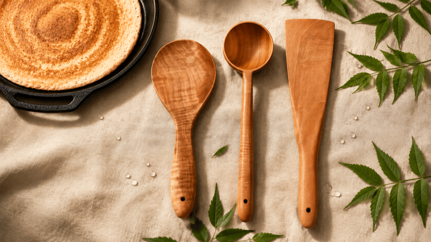 Neem Wood vs Plastic Utensils — 6 Reasons to Switch to Neem Wood Spatulas - Twin Palmyra