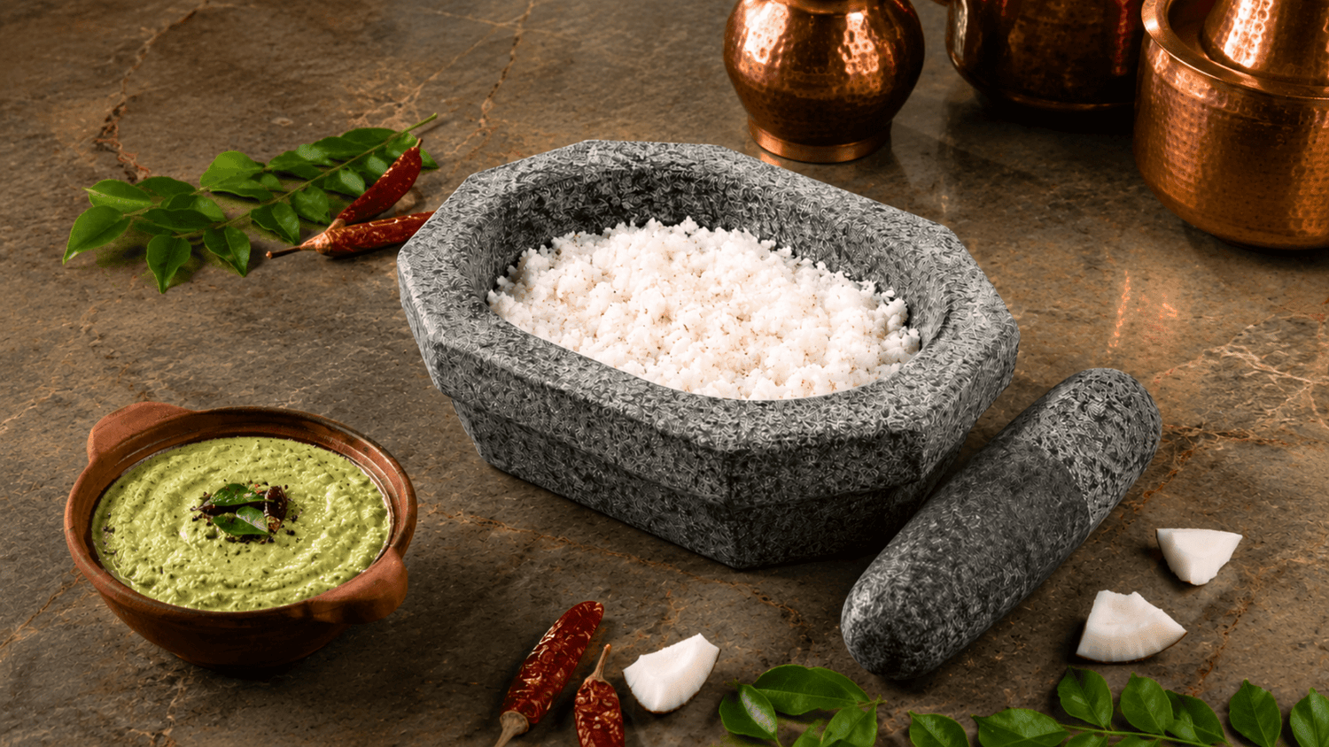 What is Kalvam? South Indian Traditional Grinding Stone — History & Uses - Twin Palmyra