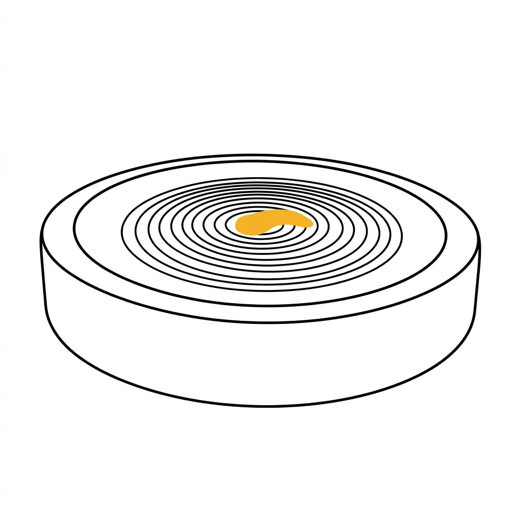 Traditional Manjal Kal rubbing stone for grinding turmeric sandalwood and almond paste