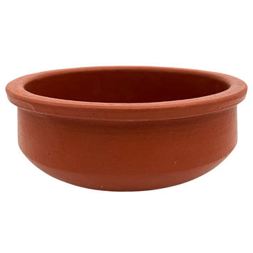 Clay Biryani Pot 24 cm | Brown | Terracotta Mitti Handi for Dum Biryani, Rice, Pulav