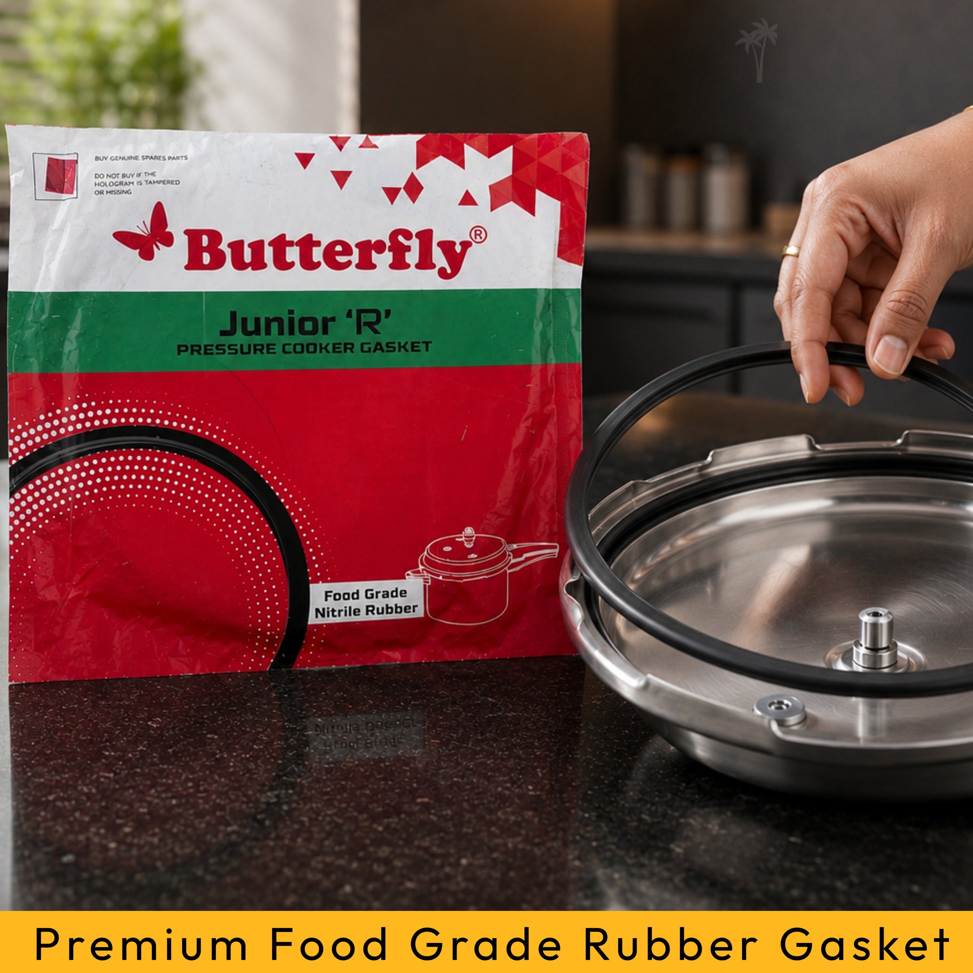 Butterfly Junior R Pressure Cooker Gasket – Rubber Sealing Ring