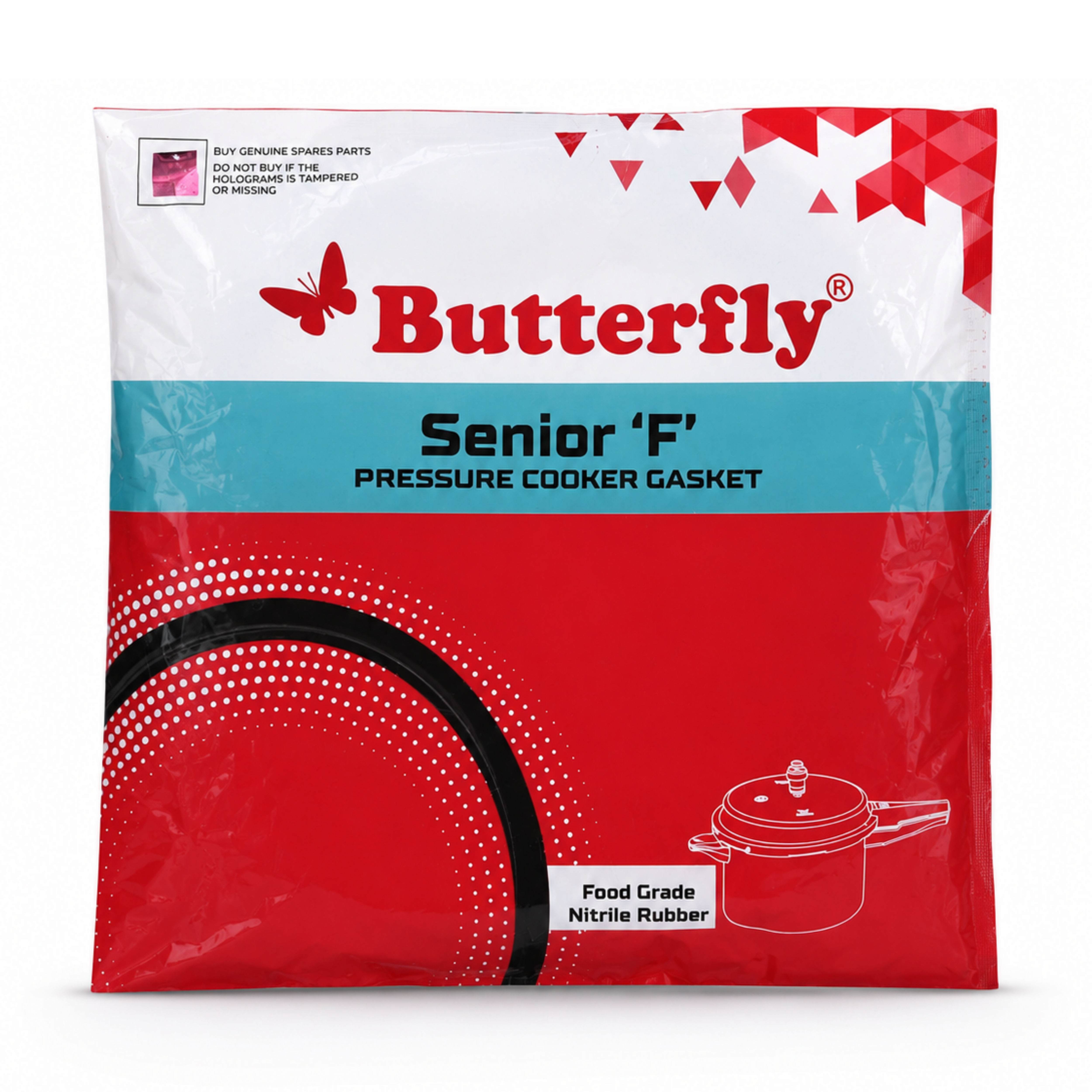 Butterfly Senior F Pressure Cooker Gasket – Rubber Sealing Ring