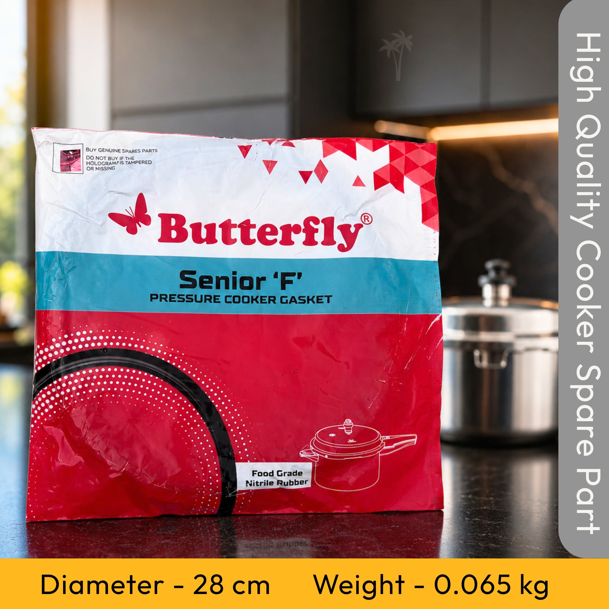 Butterfly Senior F Pressure Cooker Gasket – Rubber Sealing Ring