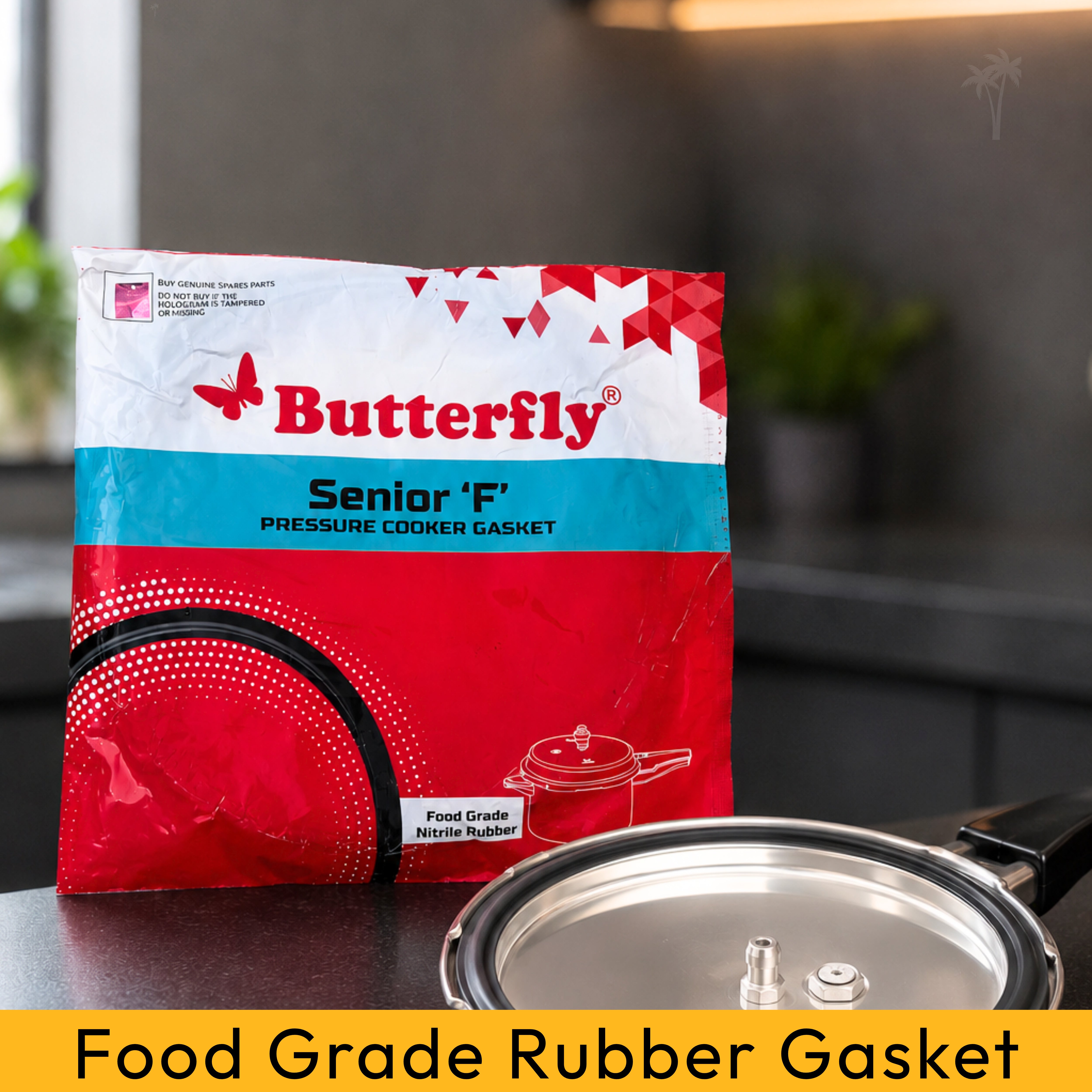 Butterfly Senior F Pressure Cooker Gasket – Rubber Sealing Ring