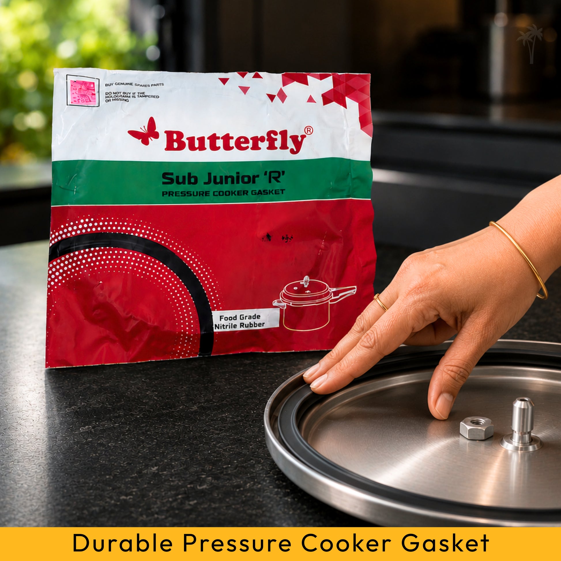 Butterfly Sub Junior R Pressure Cooker Gasket – Rubber Seal