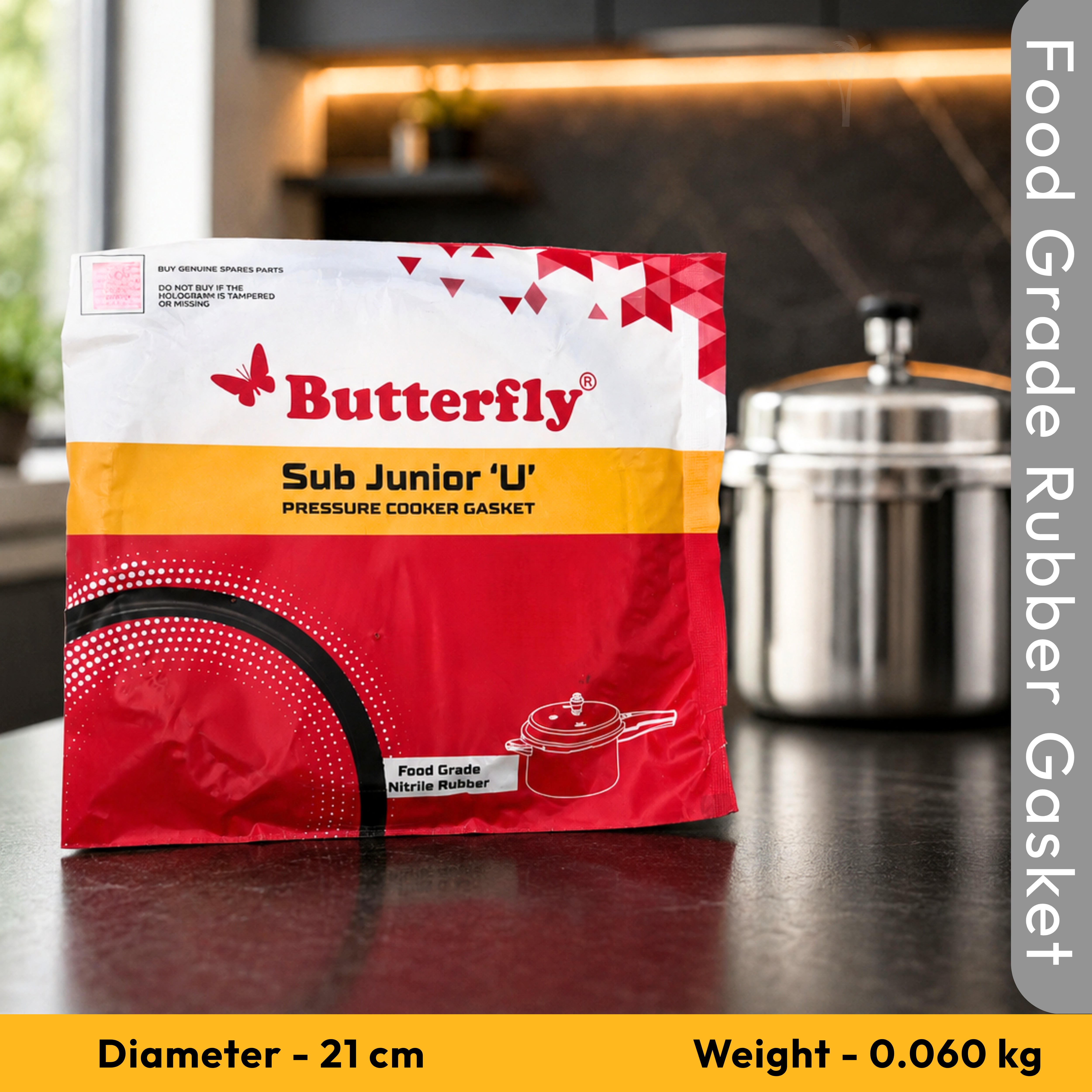 Butterfly Sub Junior U Pressure Cooker Gasket – Rubber Seal
