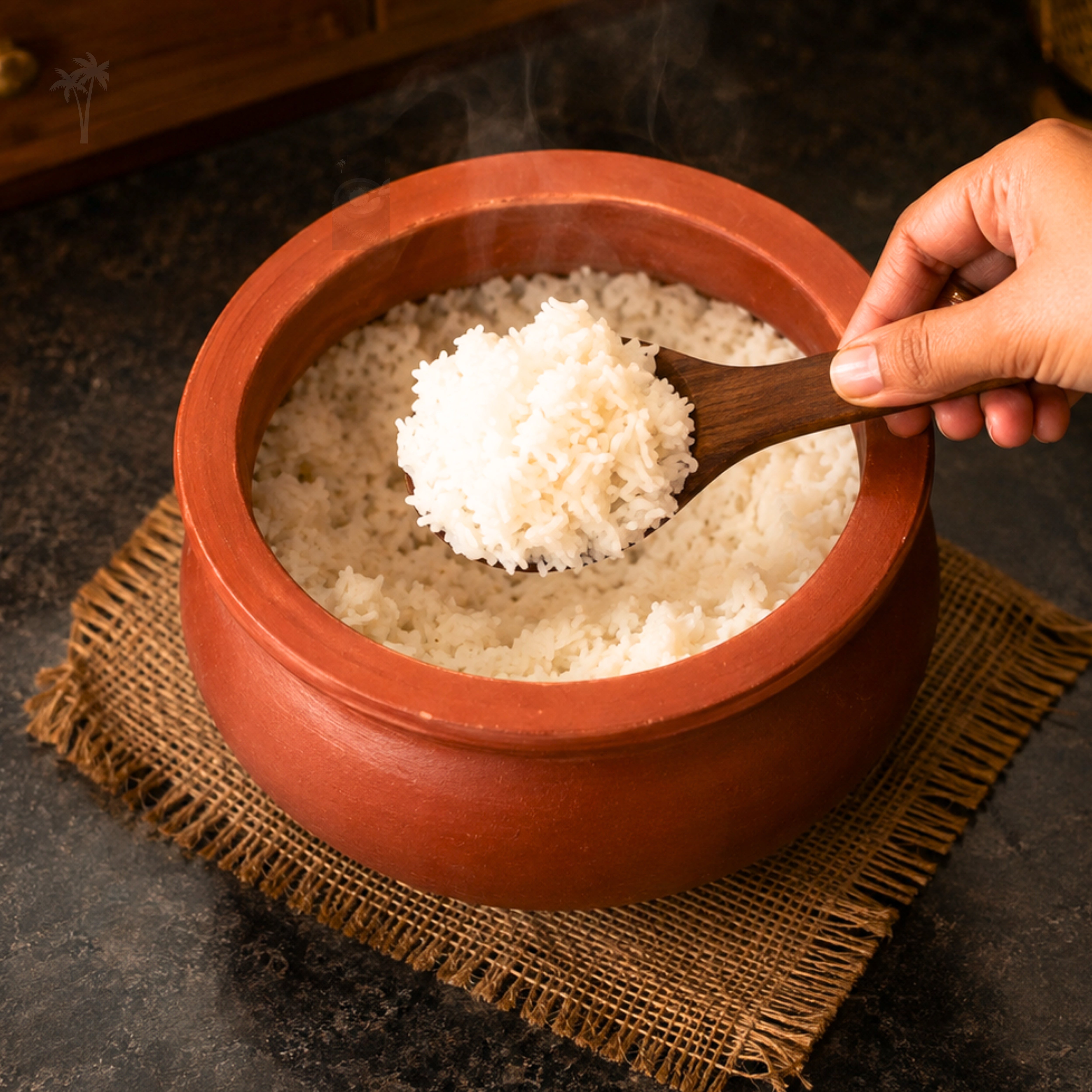Clay Curry Pot Brown – Terracotta Cookware for Slow-Cooked Curries