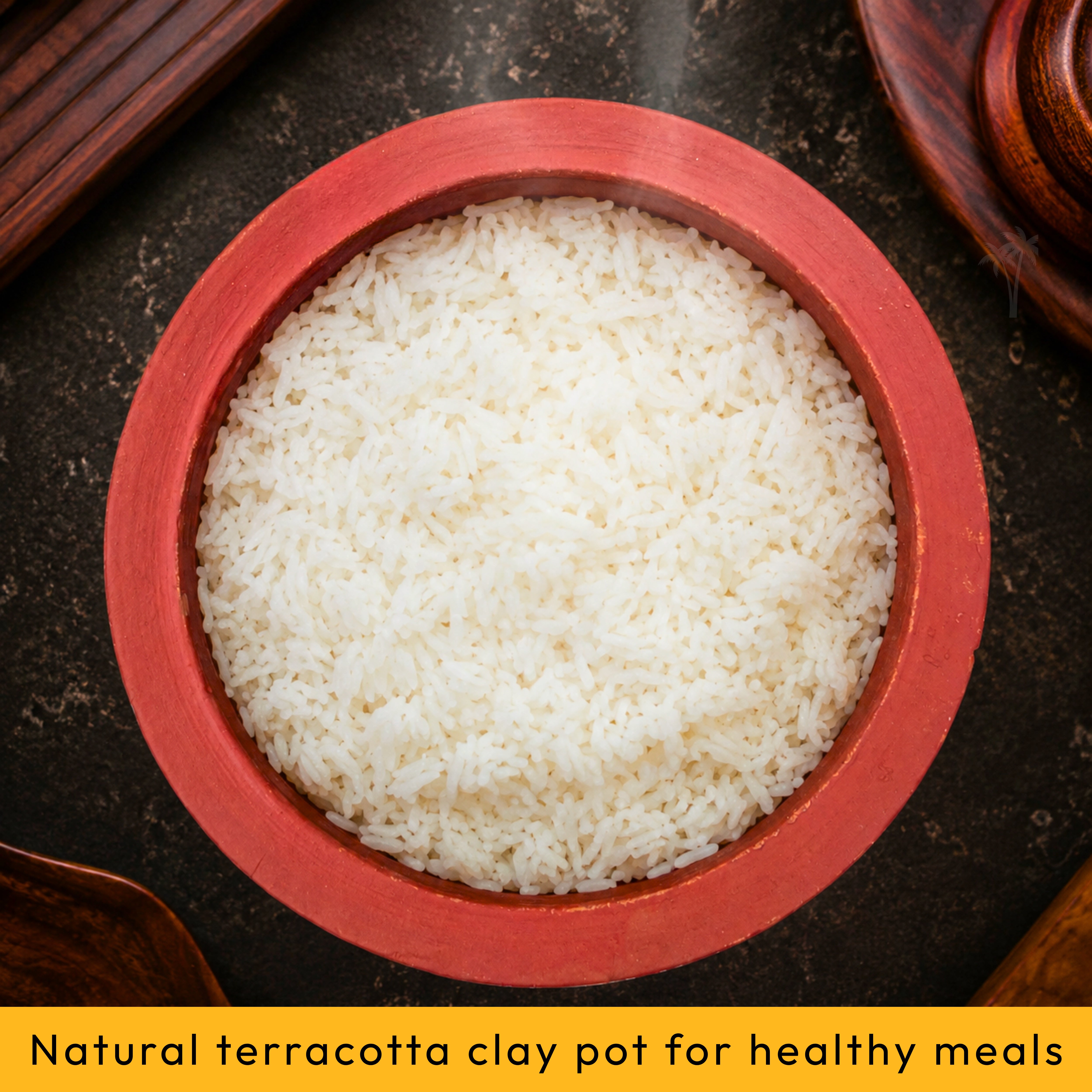 Clay Curry Pot Brown – Terracotta Cookware for Slow-Cooked Curries