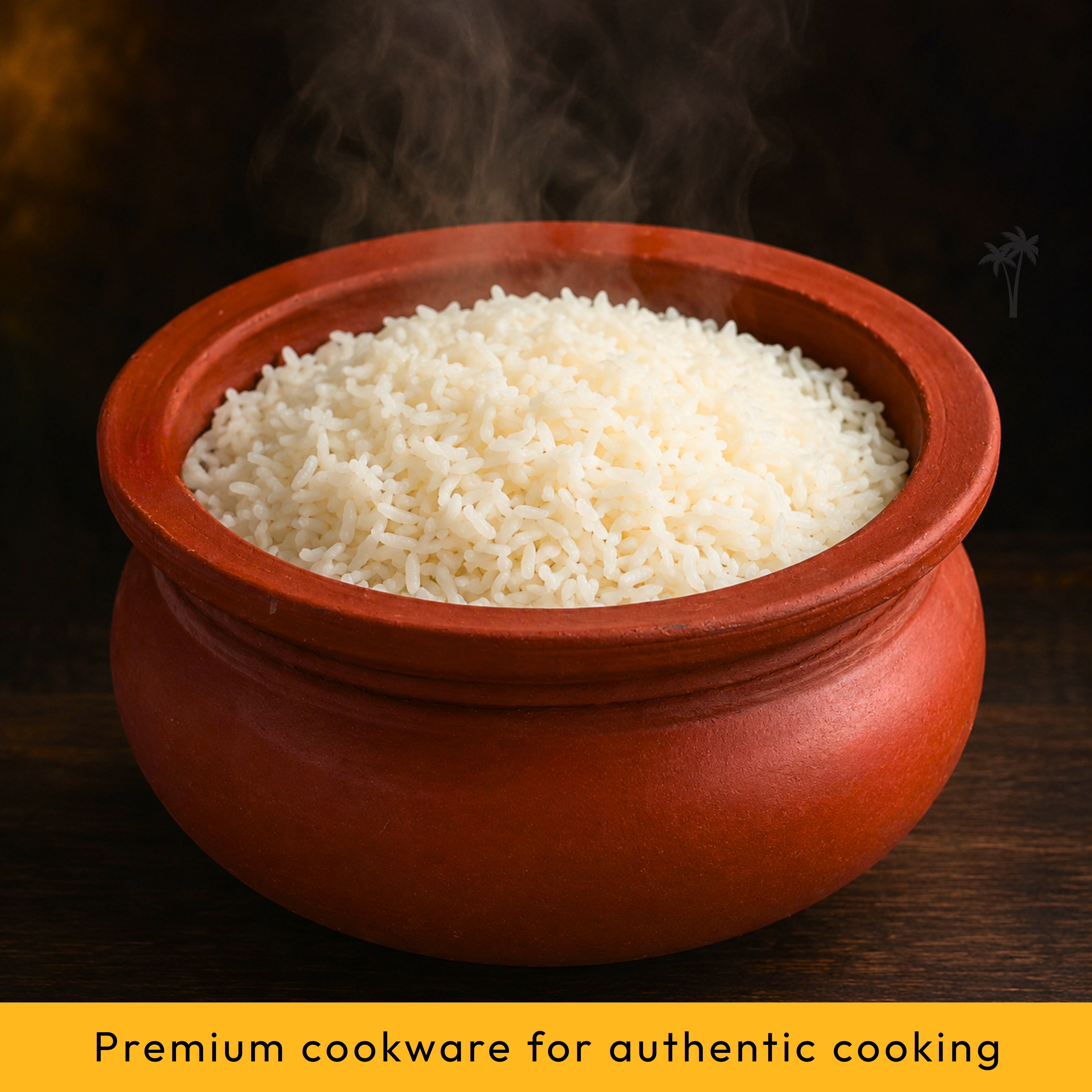 Clay Curry Pot Brown – Terracotta Cookware for Slow-Cooked Curries
