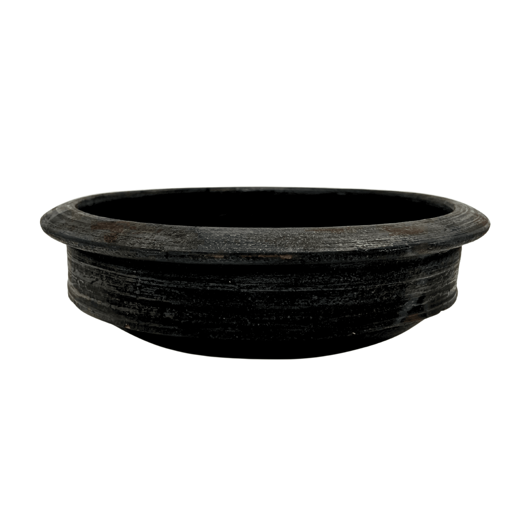 Cooking Pot | Kulambu satti - 25 cm | Clay Cookware | Black