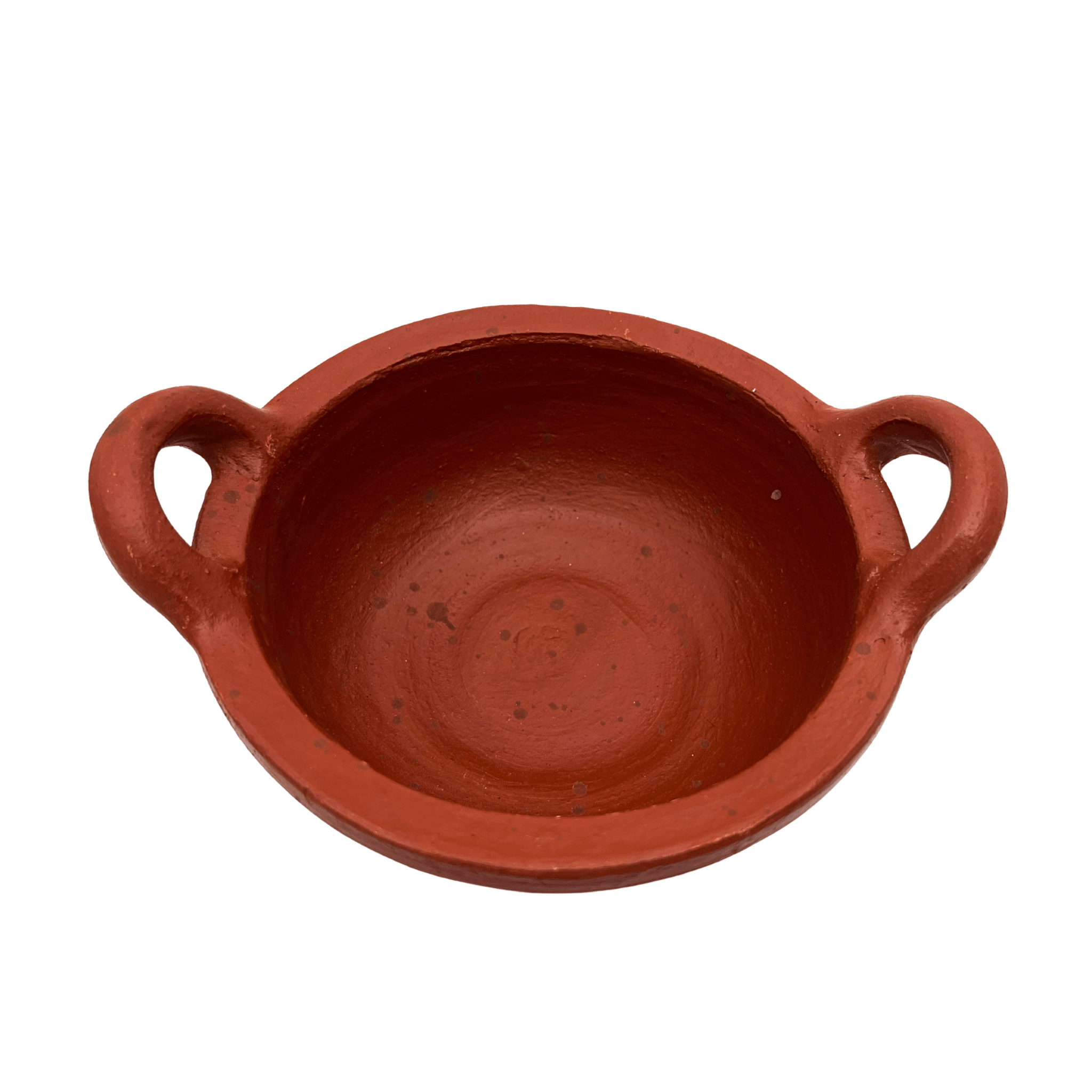 Kadai with Clay Handle -  21 cm | Clay Cookware | Brown