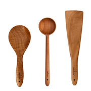 Neem Wooden Spatula Set - 3 Pcs(Ladle/Serving Spoon/Turner)