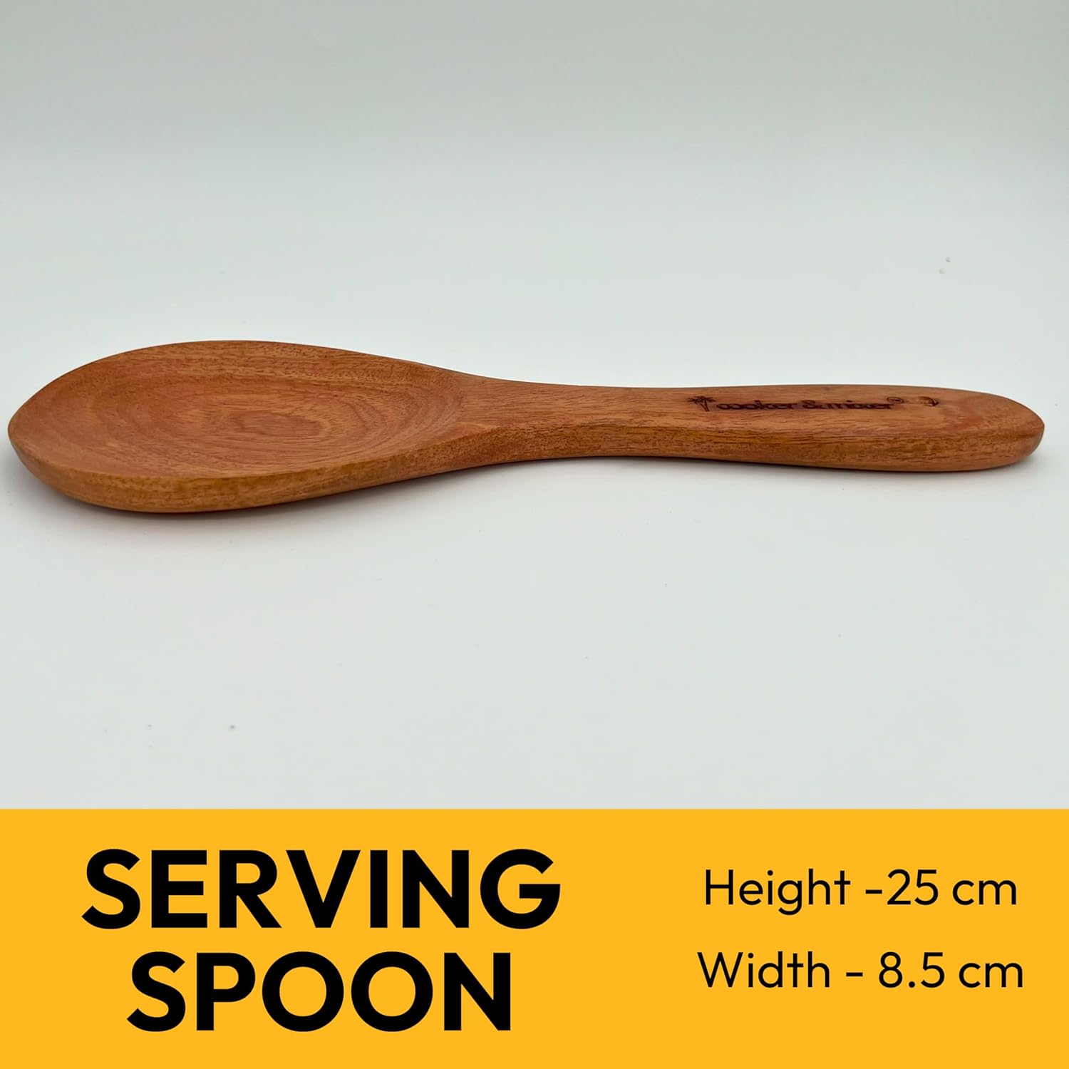 Neem Wooden Spatula Set - 3 Pcs(Ladle/Serving Spoon/Turner)