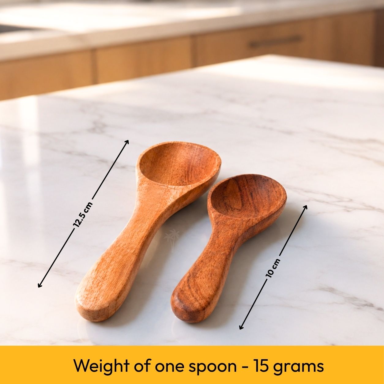 Wooden Spoon Set of 10 – 5 Inch & 3.5 Inch Kitchen Spoons