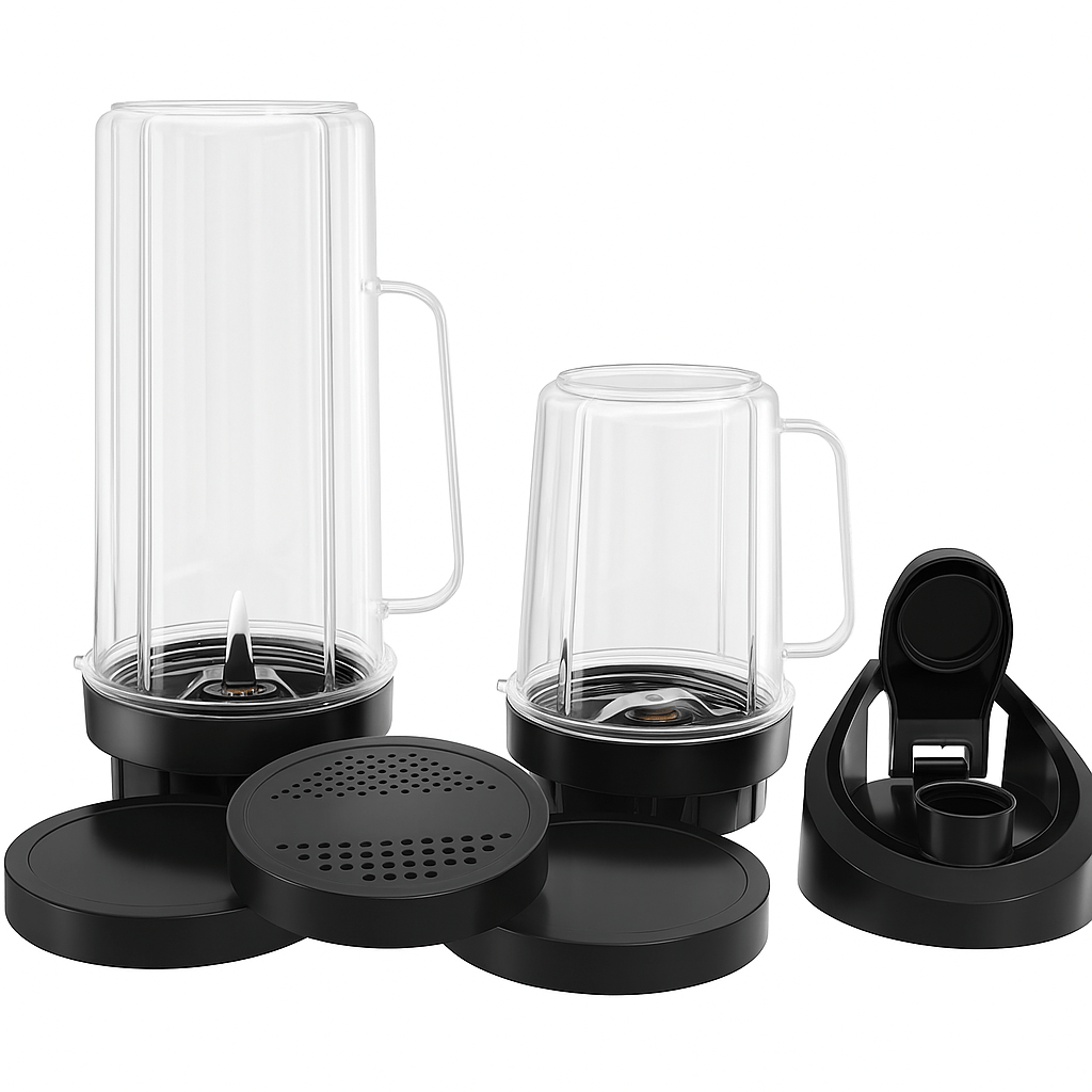 Bullet Jar Combo (650ml + 350ml) – For Indian Mixers - Twin Palmyra