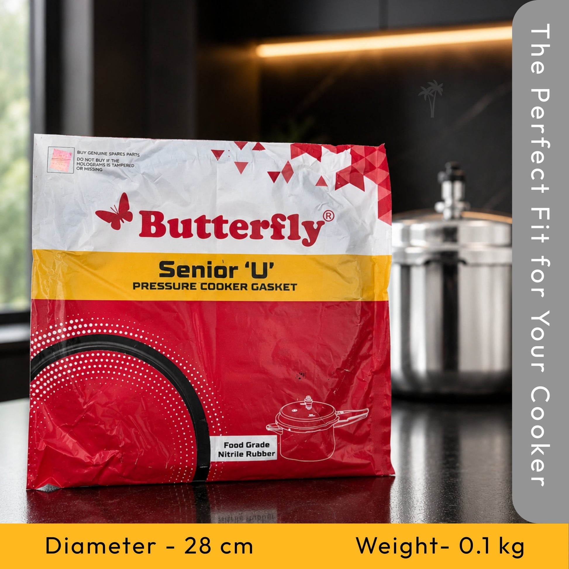 Butterfly Pressure Cooker Gasket – Senior U Model | Spare Part - Twin Palmyra