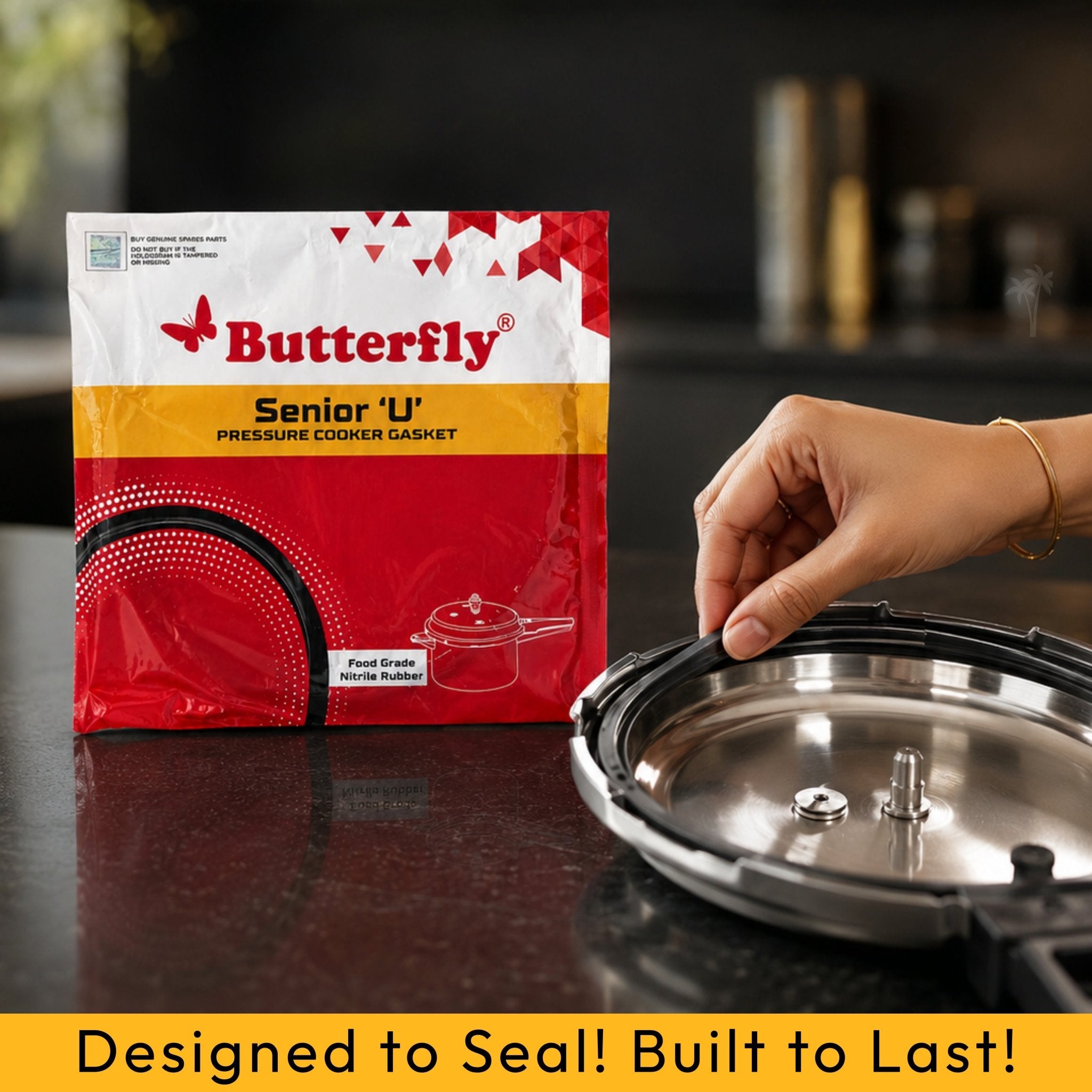 Butterfly Pressure Cooker Gasket – Senior U Model | Spare Part - Twin Palmyra