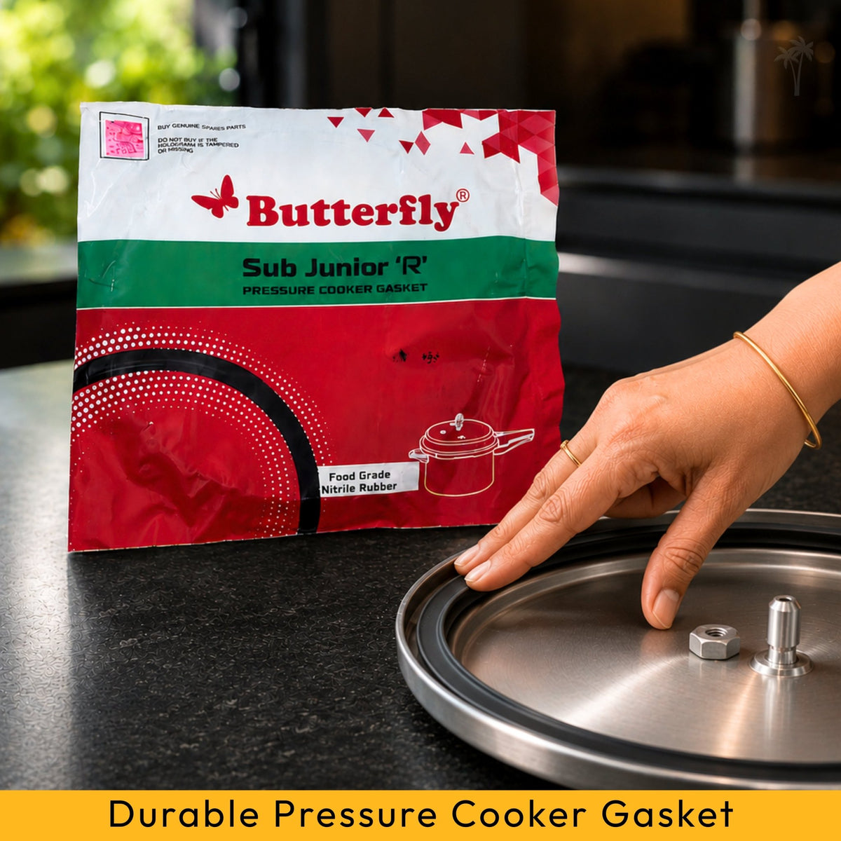 Butterfly Sub Junior R Pressure Cooker Gasket – Rubber Seal - Twin Palmyra