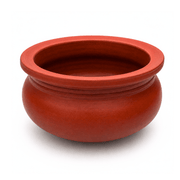 Clay Rice Pot Brown – Terracotta Cookware - Twin Palmyra