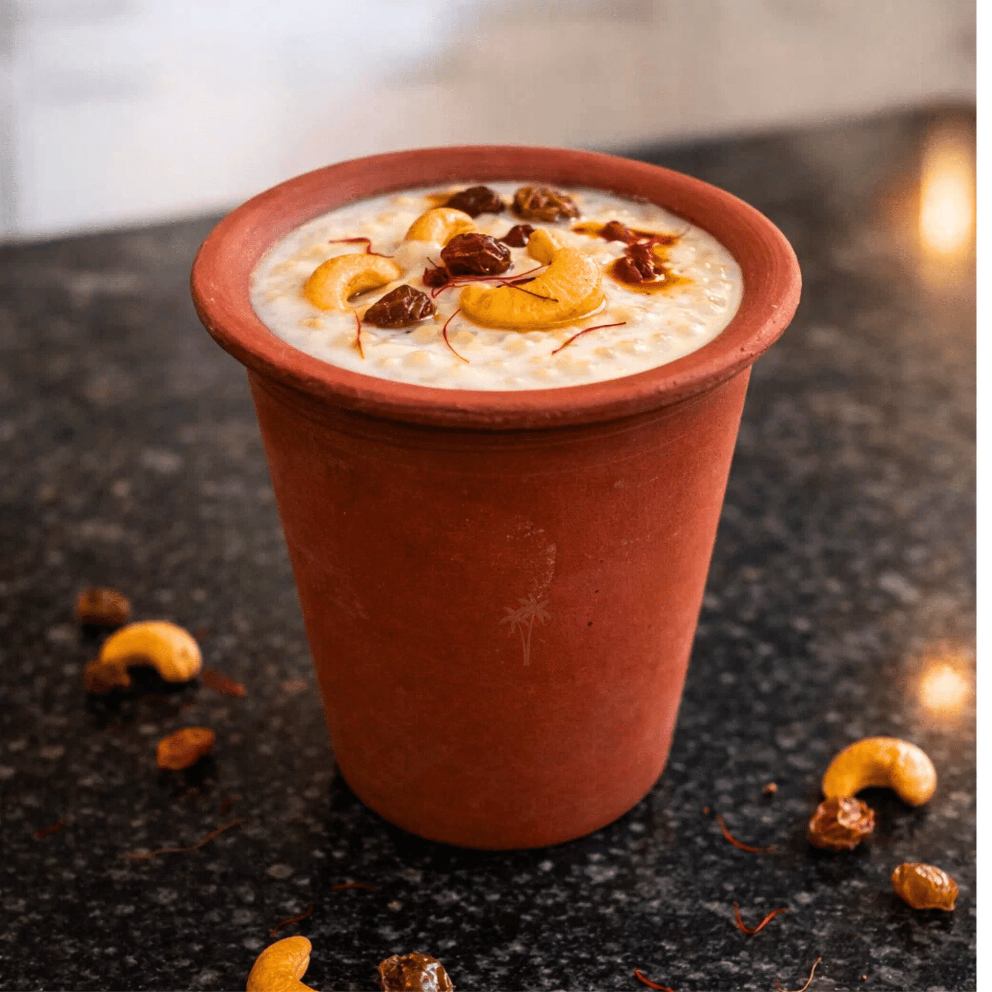 Clay Tumbler | Brown - Set of 4 | Handmade Terracotta Drinking Glasses for Water, Lassi & Buttermilk