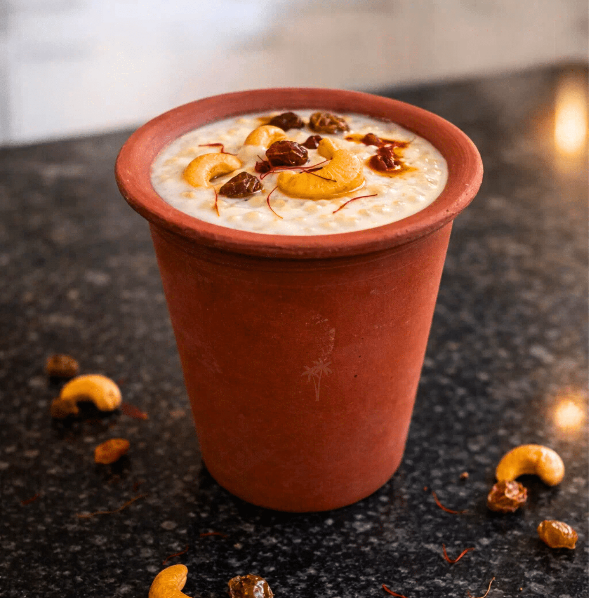 Clay Tumbler | Brown - Set of 4 | Handmade Terracotta Drinking Glasses for Water, Lassi & Buttermilk