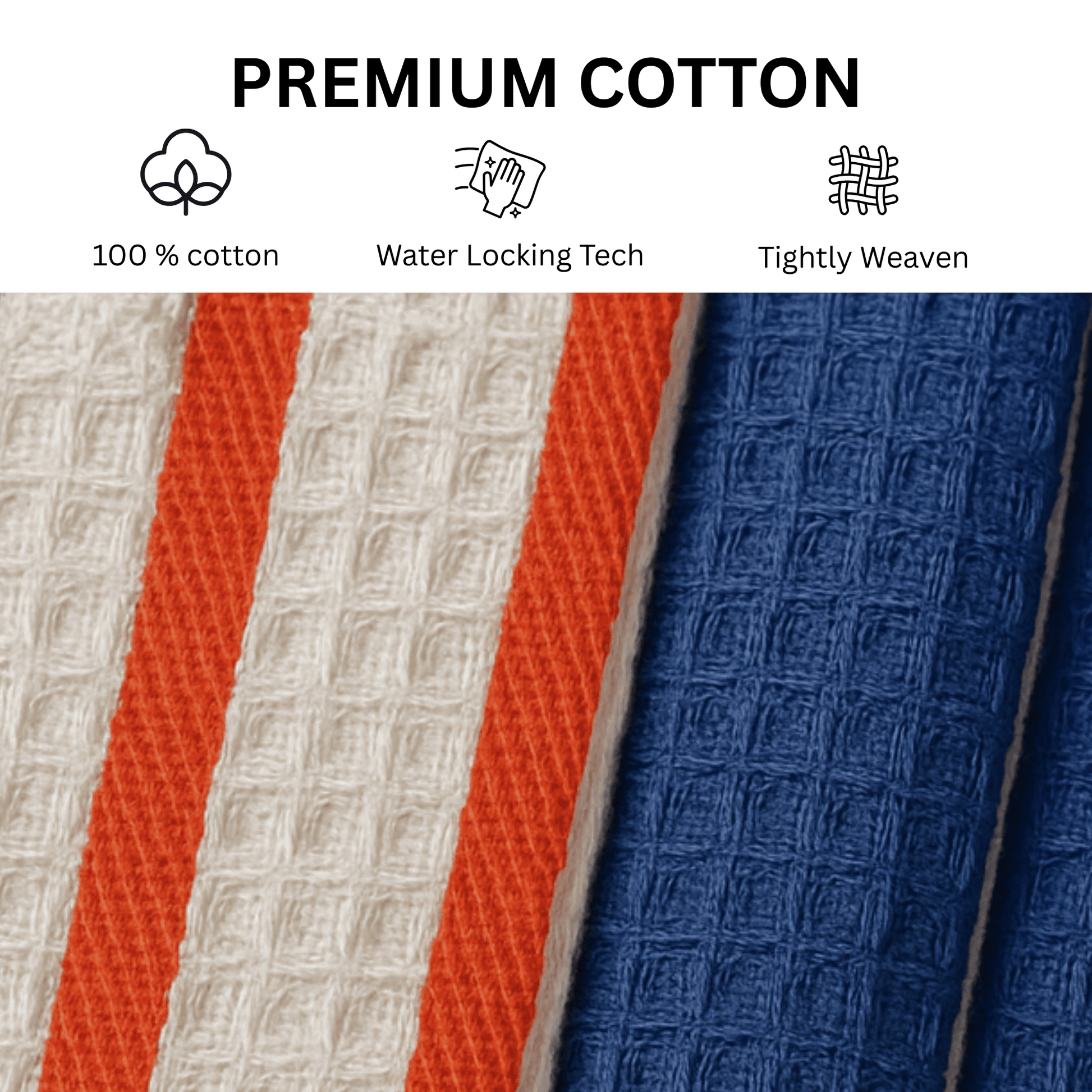 Cotton Kitchen Towels – Set of 5- Twin Palmyra