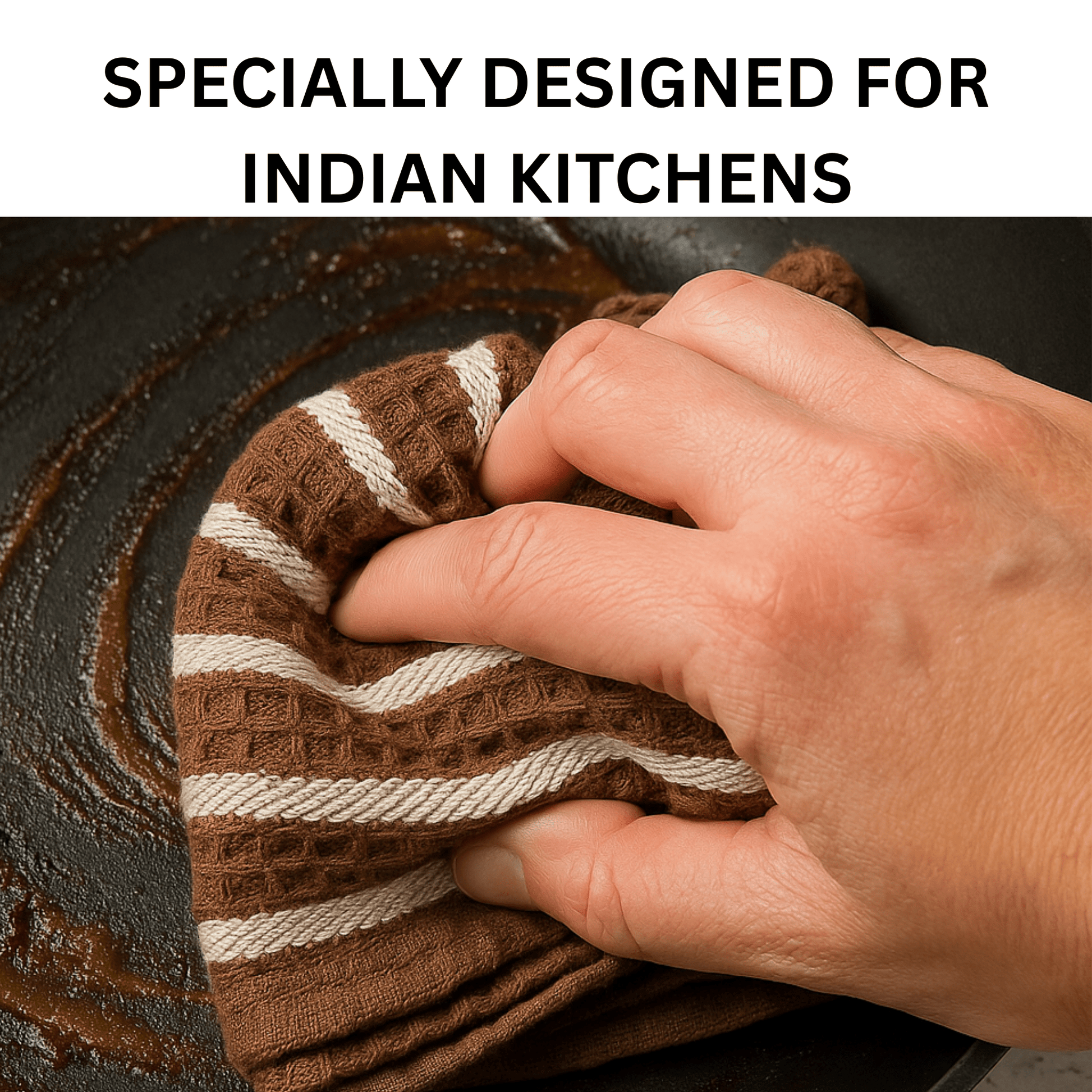 Cotton Kitchen Towels – Set of 5 - Twin Palmyra