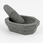 Kalvam Stone Mortar and Pestle for Herbs - 8 Inch