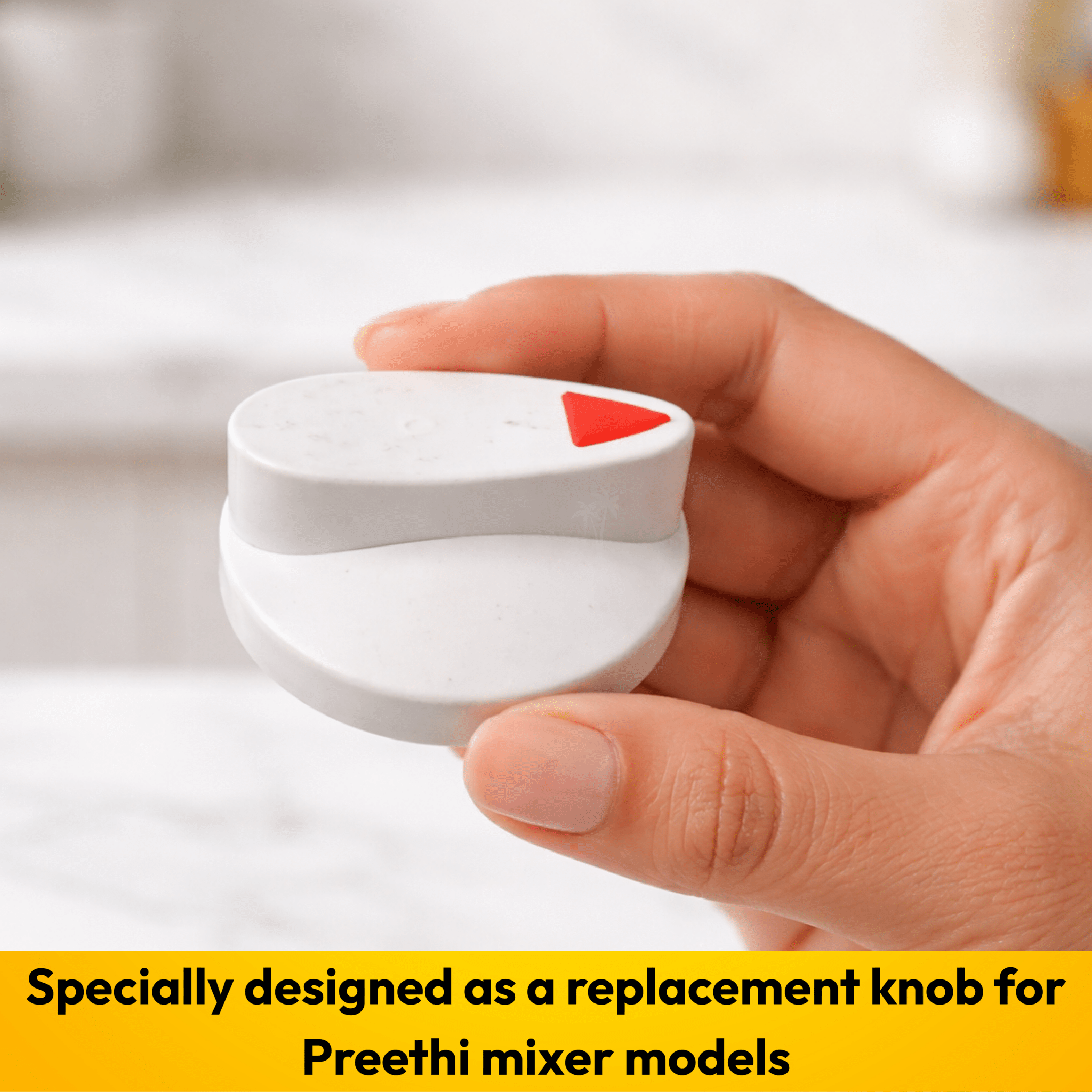 Mixer Grinder Speed Control Knob for Preethi Mixer | White - Twin Palmyra