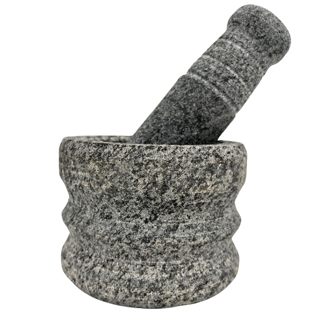 Stone Mortar and Pestle Set- Elegant