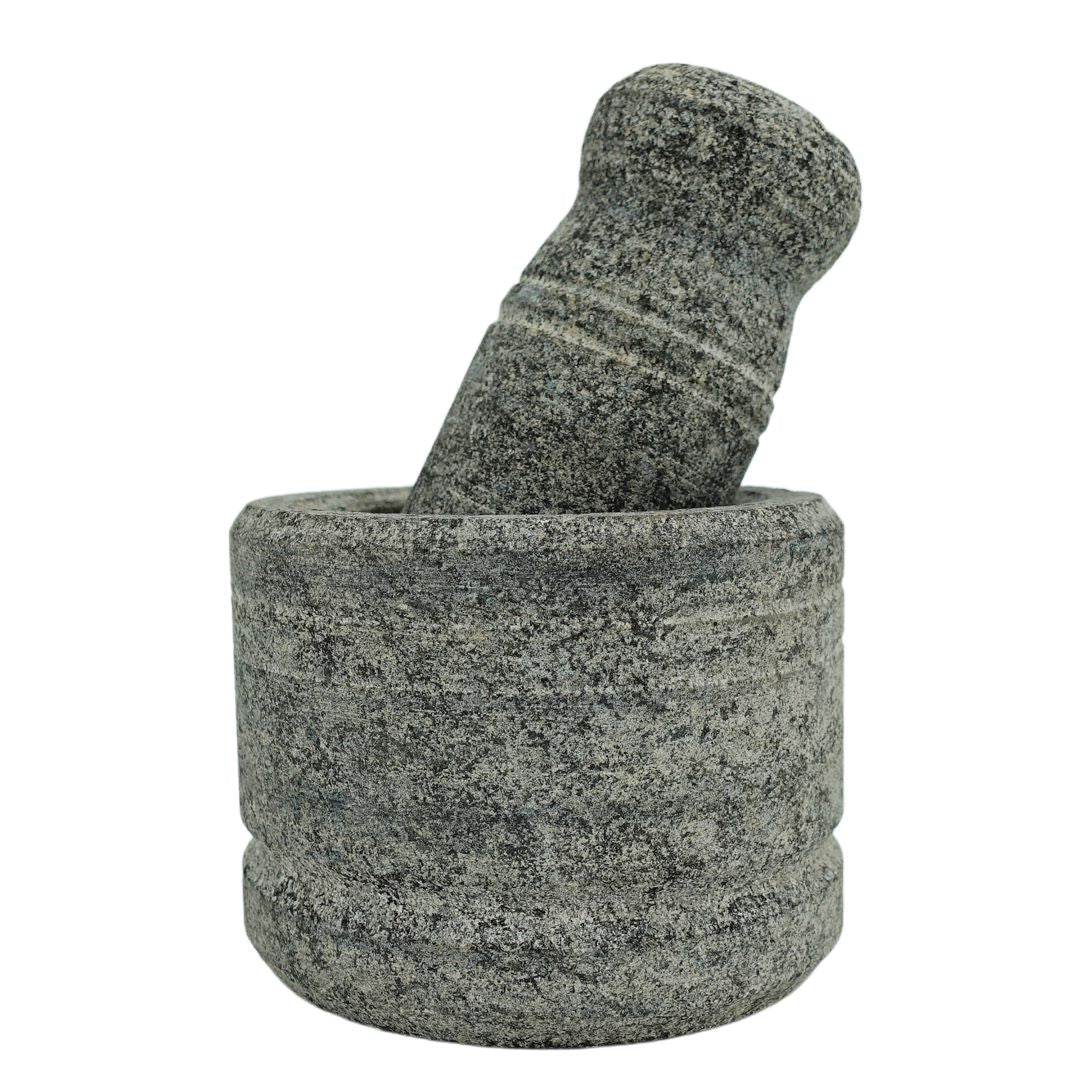 Stone Mortar and Pestle Set -Traditional