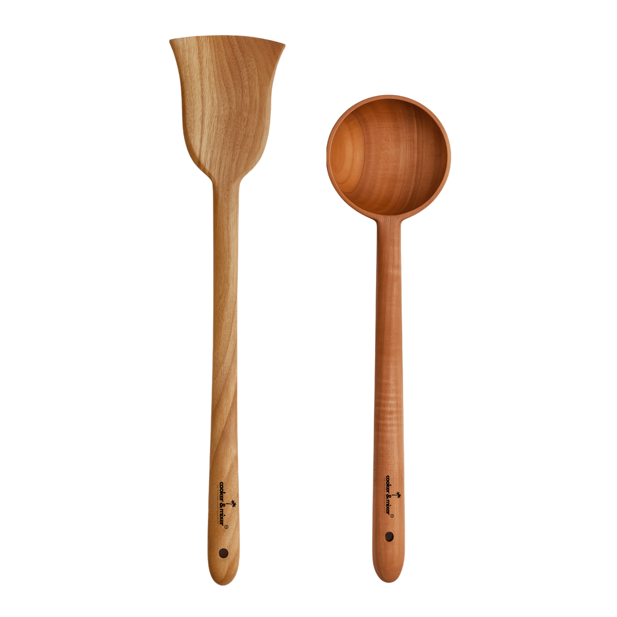 Neem Wooden Spatula Set - 2 Pcs - Twin Palmyra