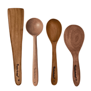Neem Wooden Spatula Set - 4 Pcs