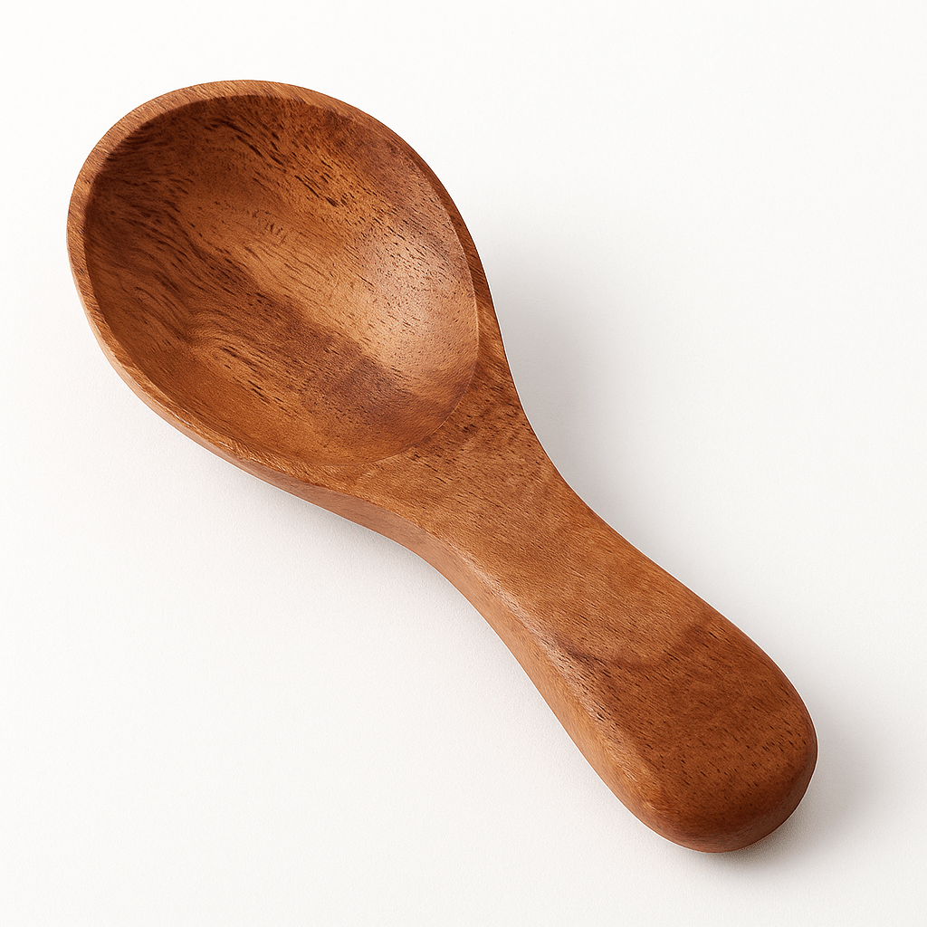 Neem Wooden  Spoon - Short Handle - Twin Palmyra