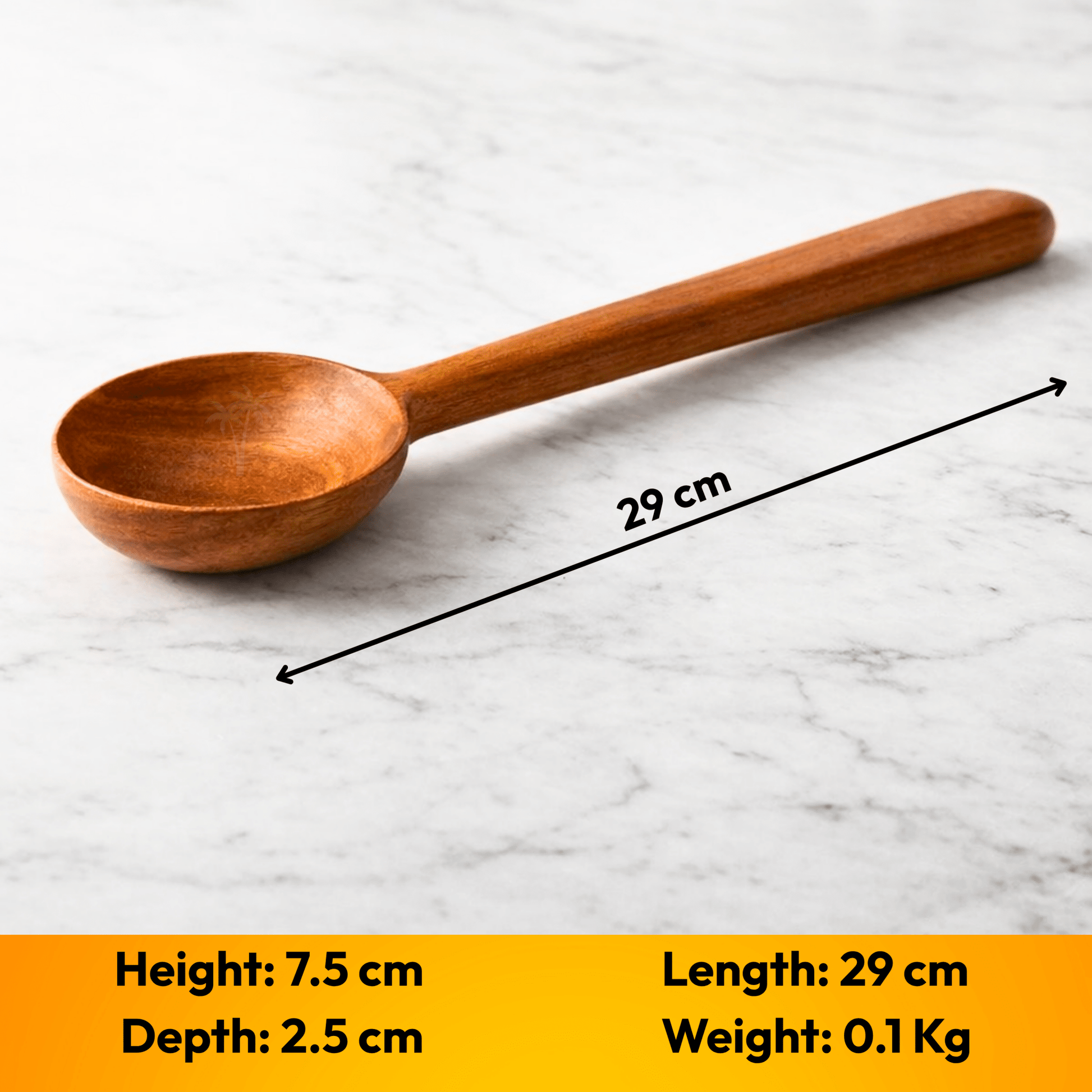 Neem Wooden Spatula - Ladle/karandi - Twin Palmyra