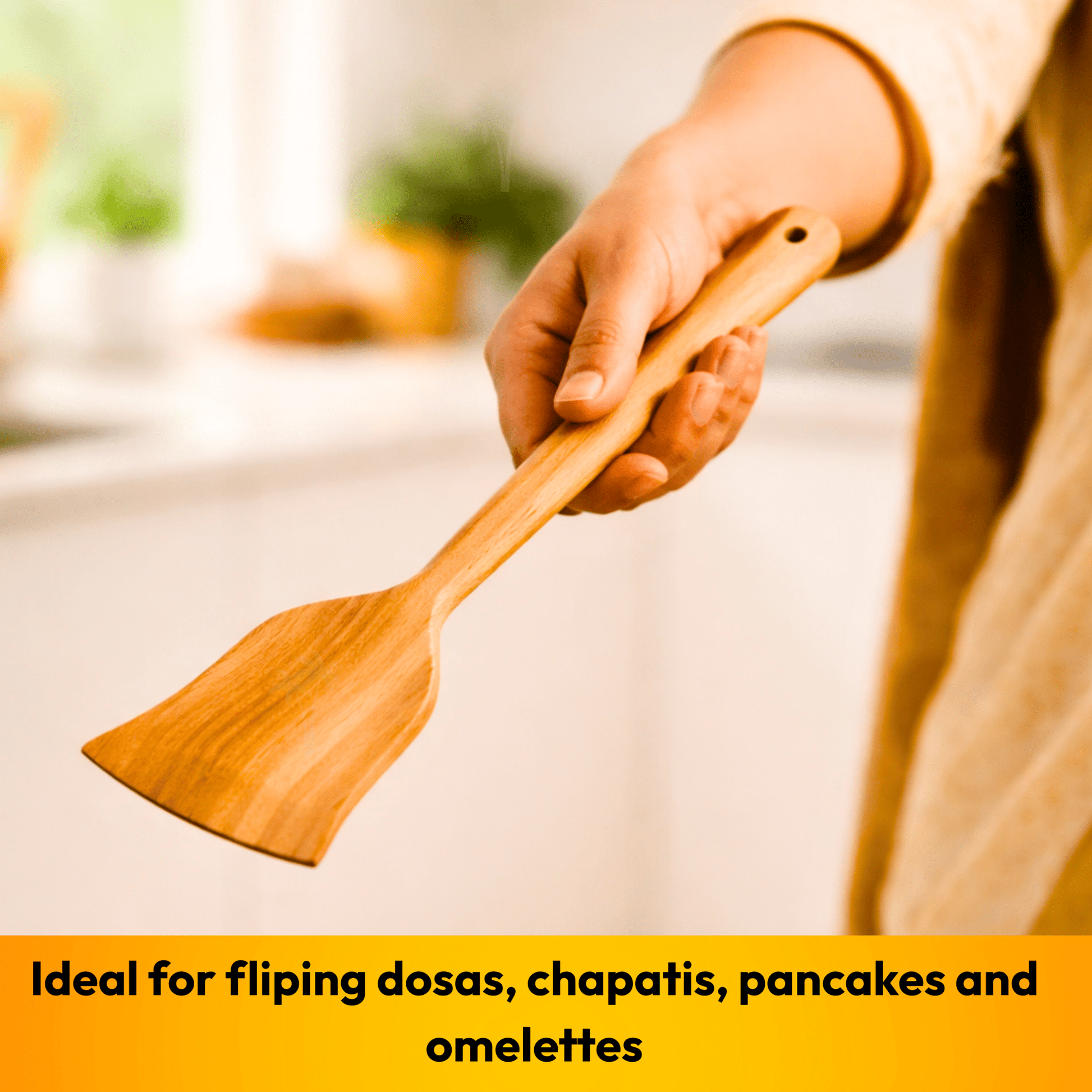 Neem Wooden Spatula Set - 2 Pcs (Ladle/Turner) - Twin Palmyra
