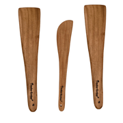 Neem Wooden Spatula Set - 3 Pcs (2 Turners/1 Baking Spatula)