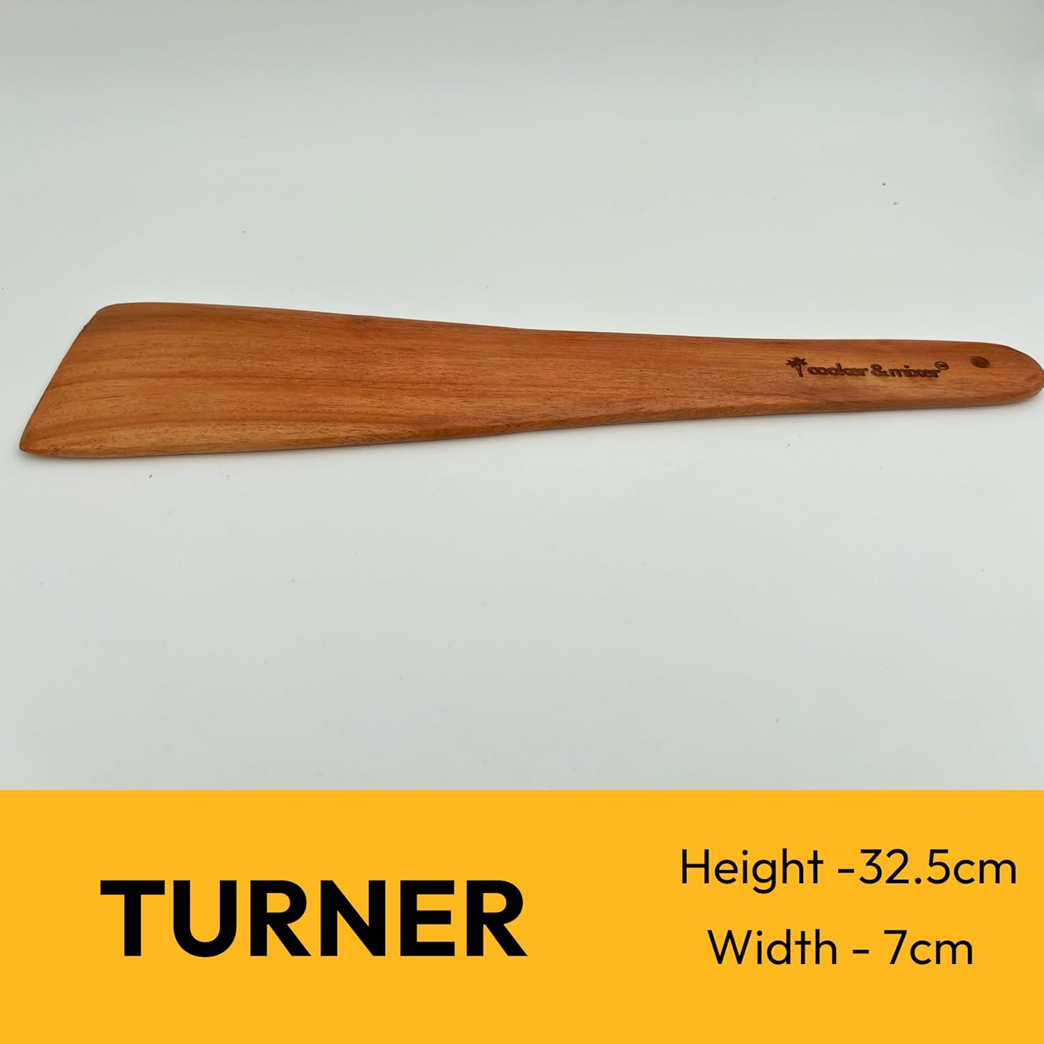Neem Wooden Spatula Set - 3 Pcs(Ladle/Serving spoon/Turner)