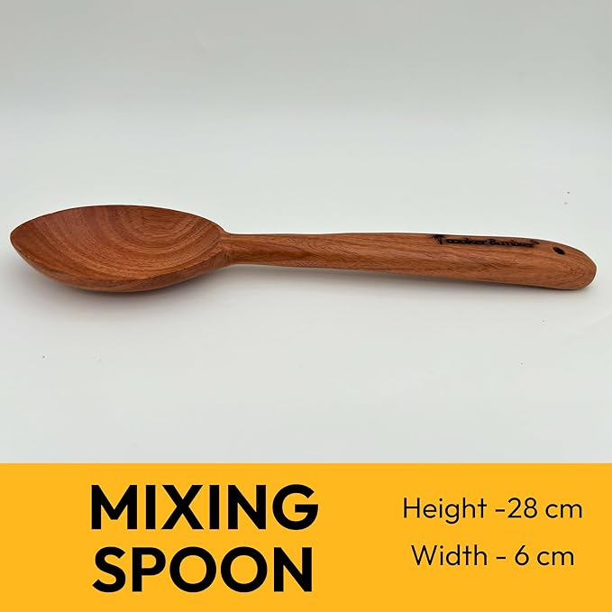 Neem Wooden Spatulas Set - 3 Pcs - Twin Palmyra