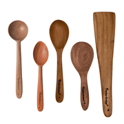 Neem Wooden Spatula Set - 5 Pcs - Twin Palmyra