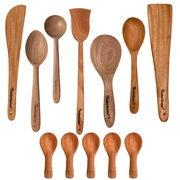 Neem Wooden Spatula Set - 7 Pcs - Twin Palmyra