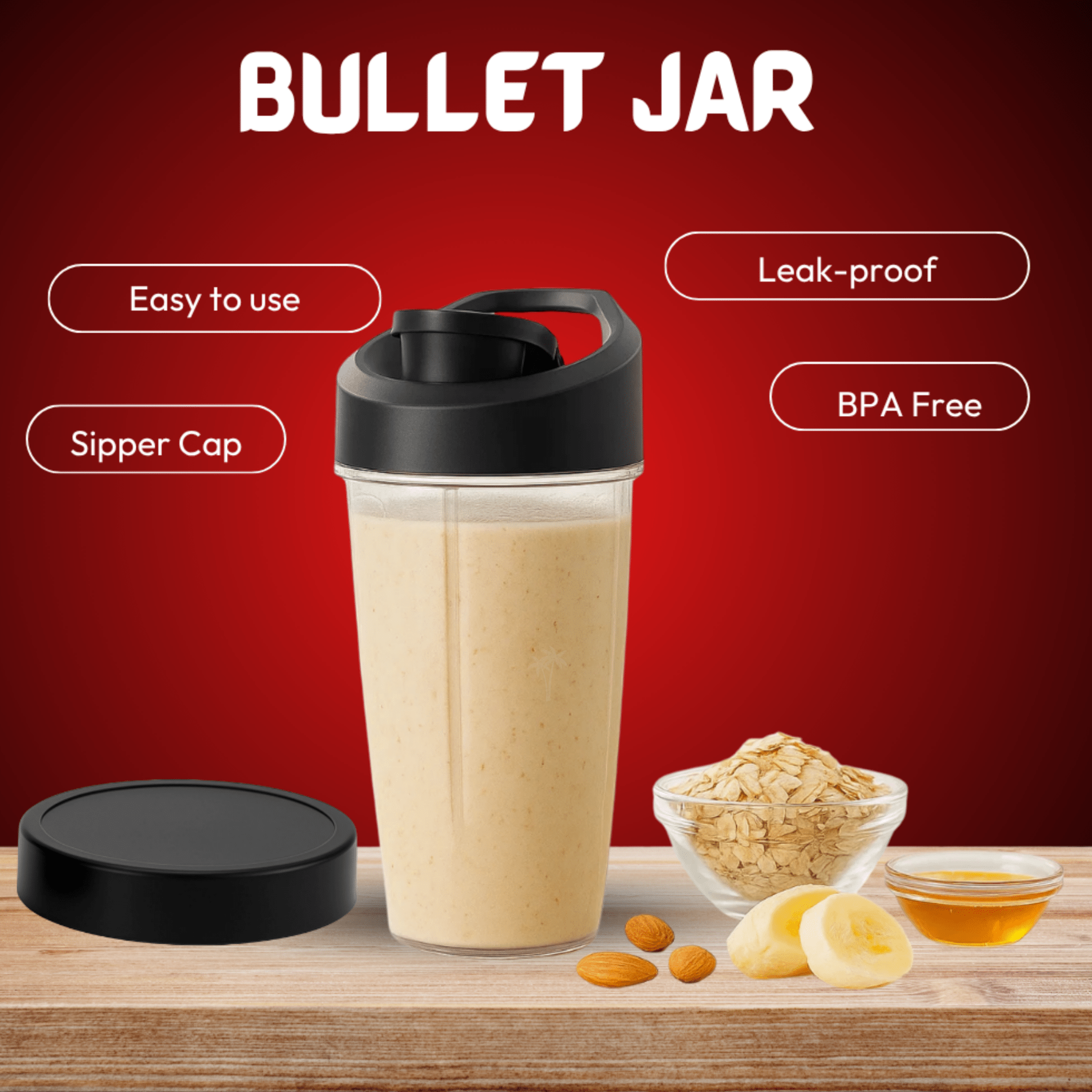 Nutri Blender Attachment - For your Mixer Grinder - Twin Palmyra