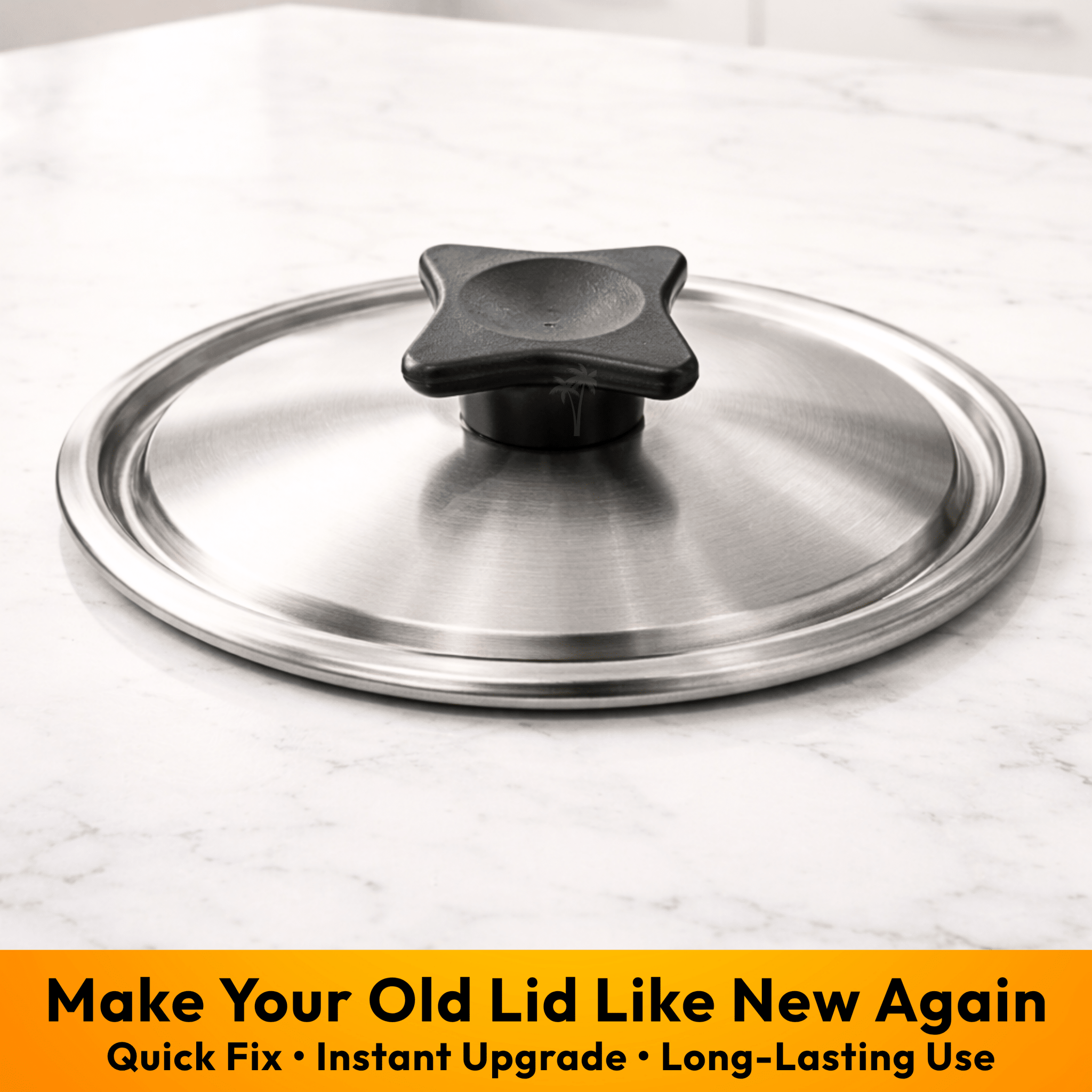 Pot Lid Knob for Stainless Steel Lid - Type 4 | Durable Replacement - Twin Palmyra