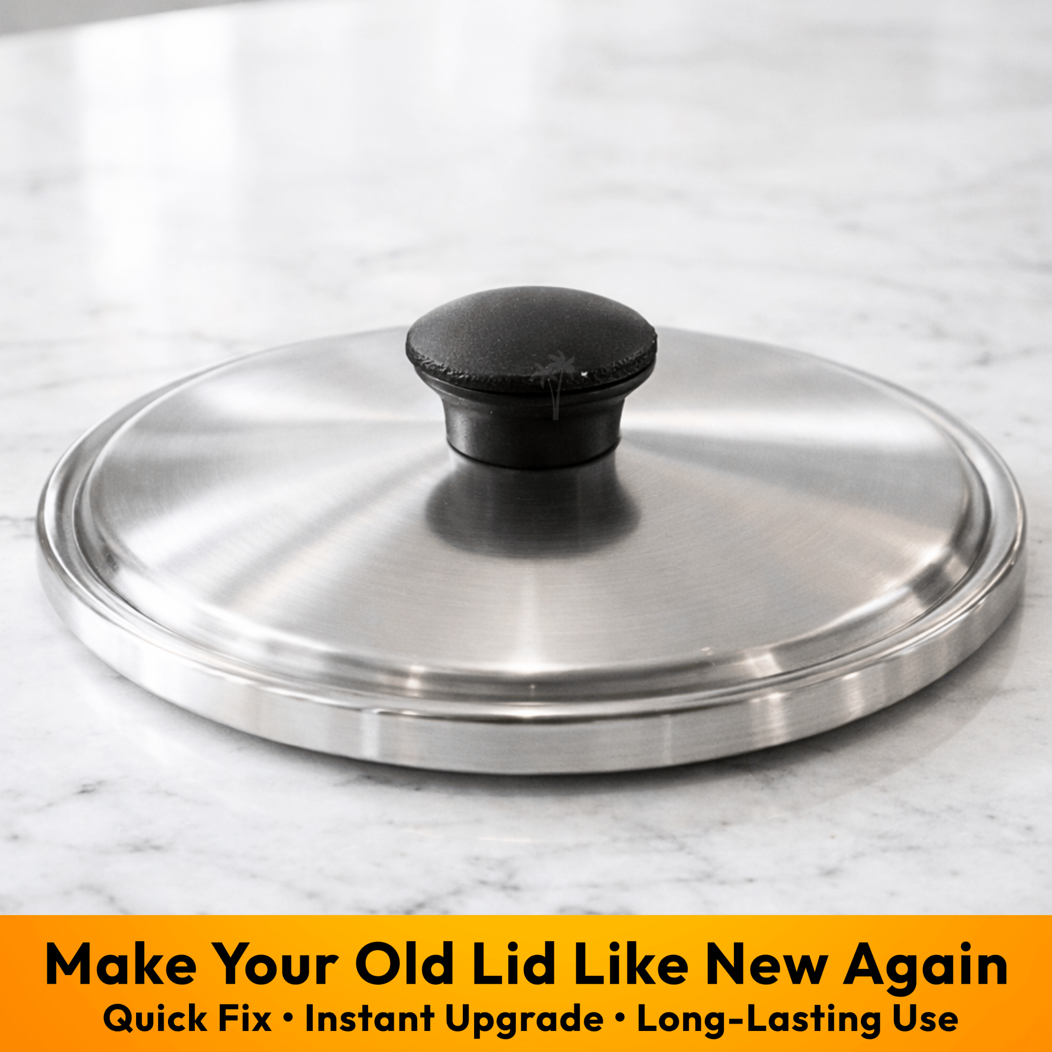 Pot Lid Knob for Stainless Steel Lid - Type 5 | Durable Replacement - Twin Palmyra