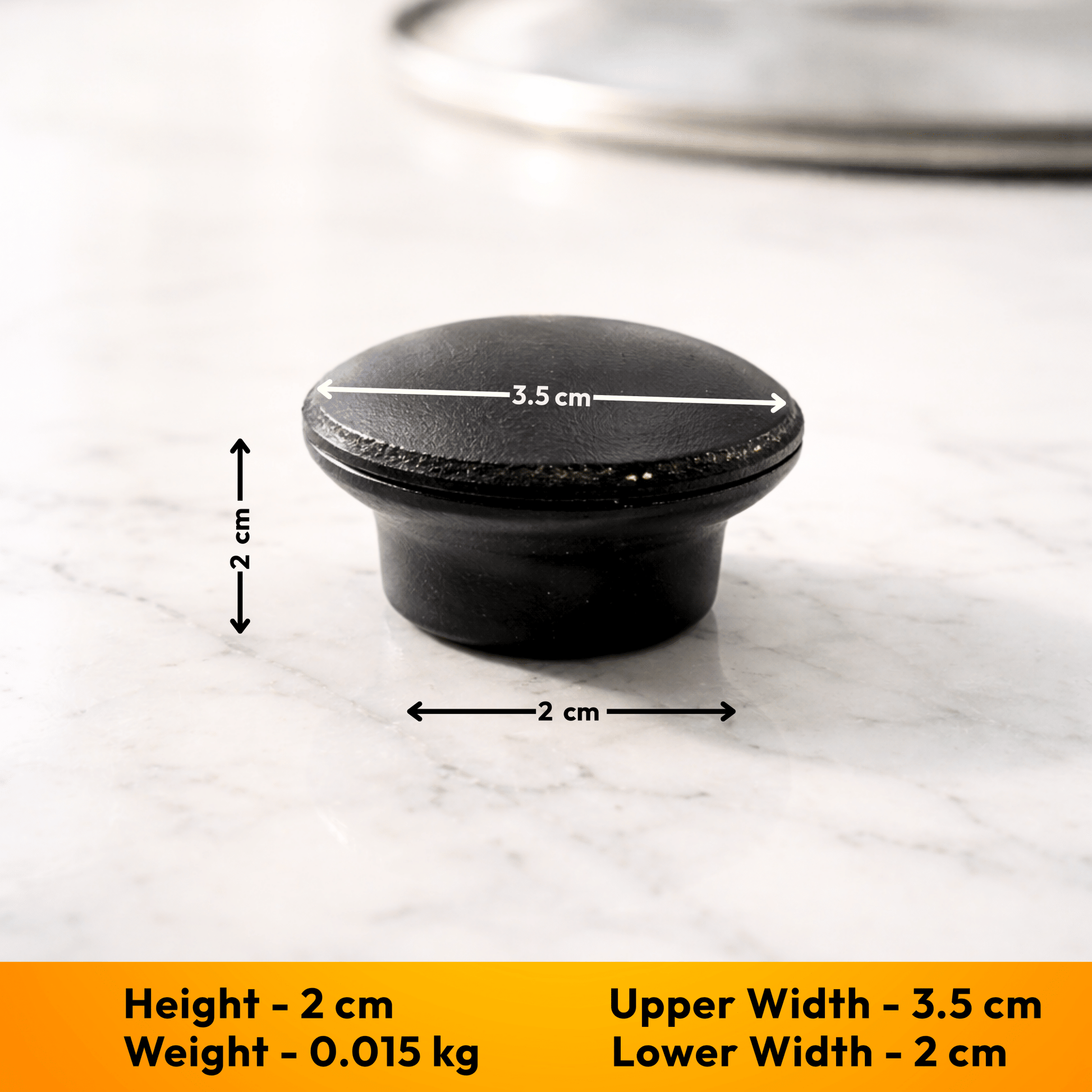 Pot Lid Knob for Stainless Steel Lid - Type 5 | Durable Replacement - Twin Palmyra