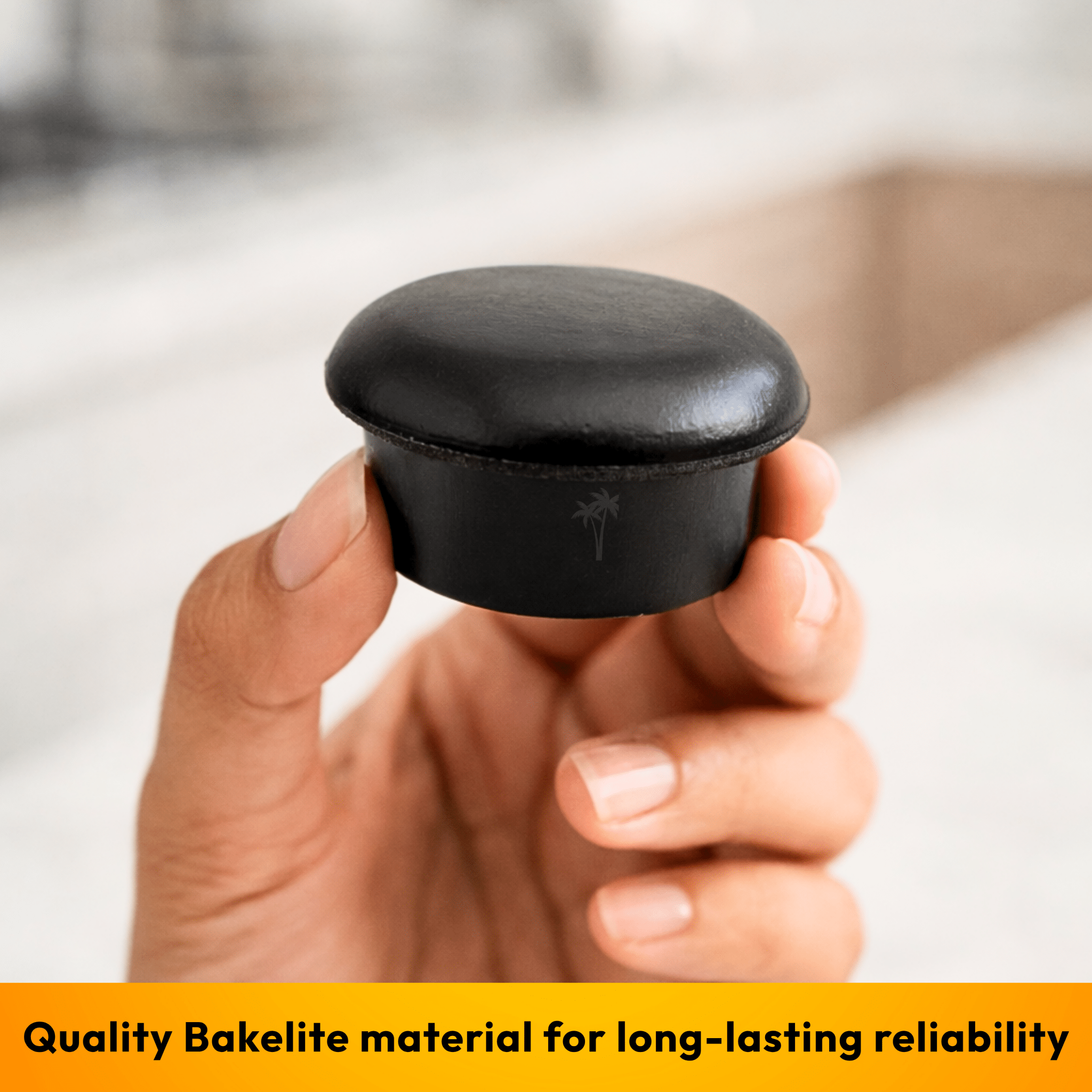 Pot Lid Knob for Stainless Steel Lid - Type 6 | Durable Replacement - Twin Palmyra