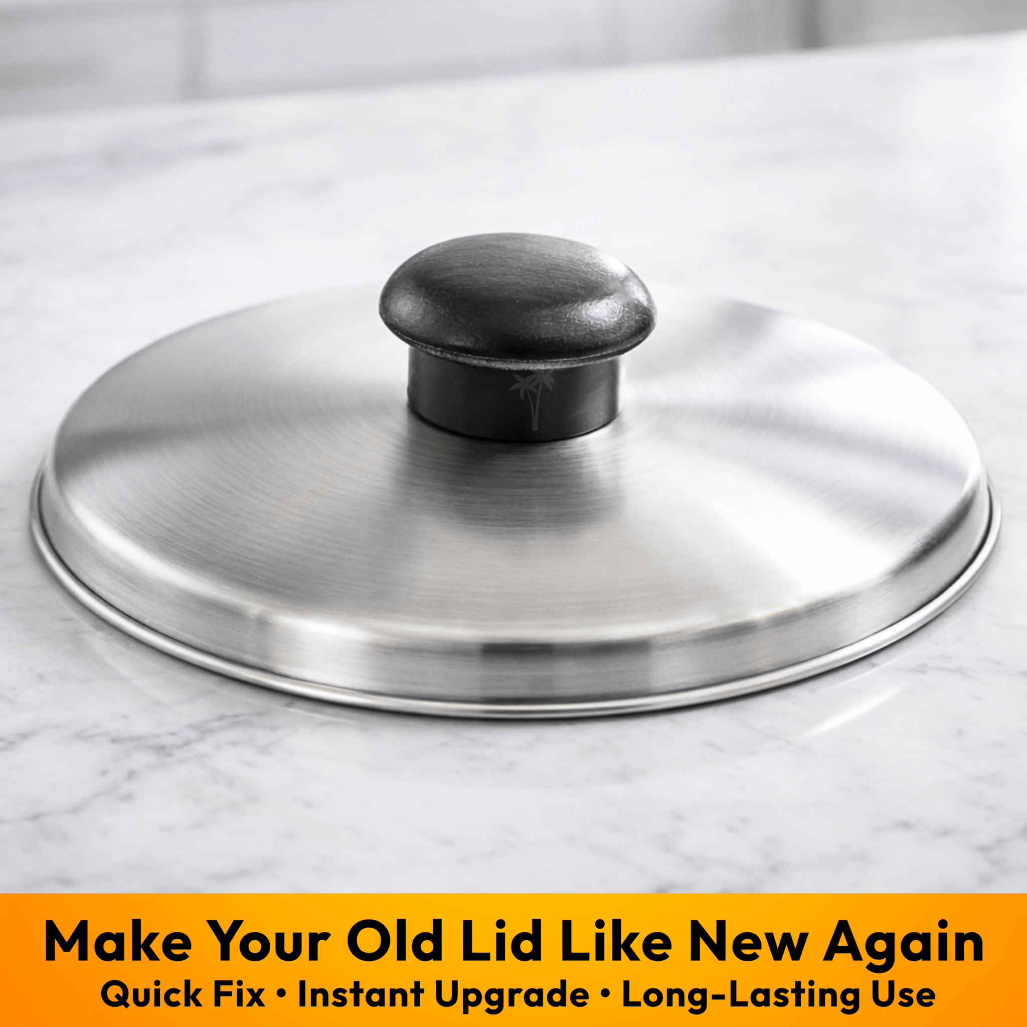 Pot Lid Knob for Stainless Steel Lid - Type 6 | Durable Replacement - Twin Palmyra